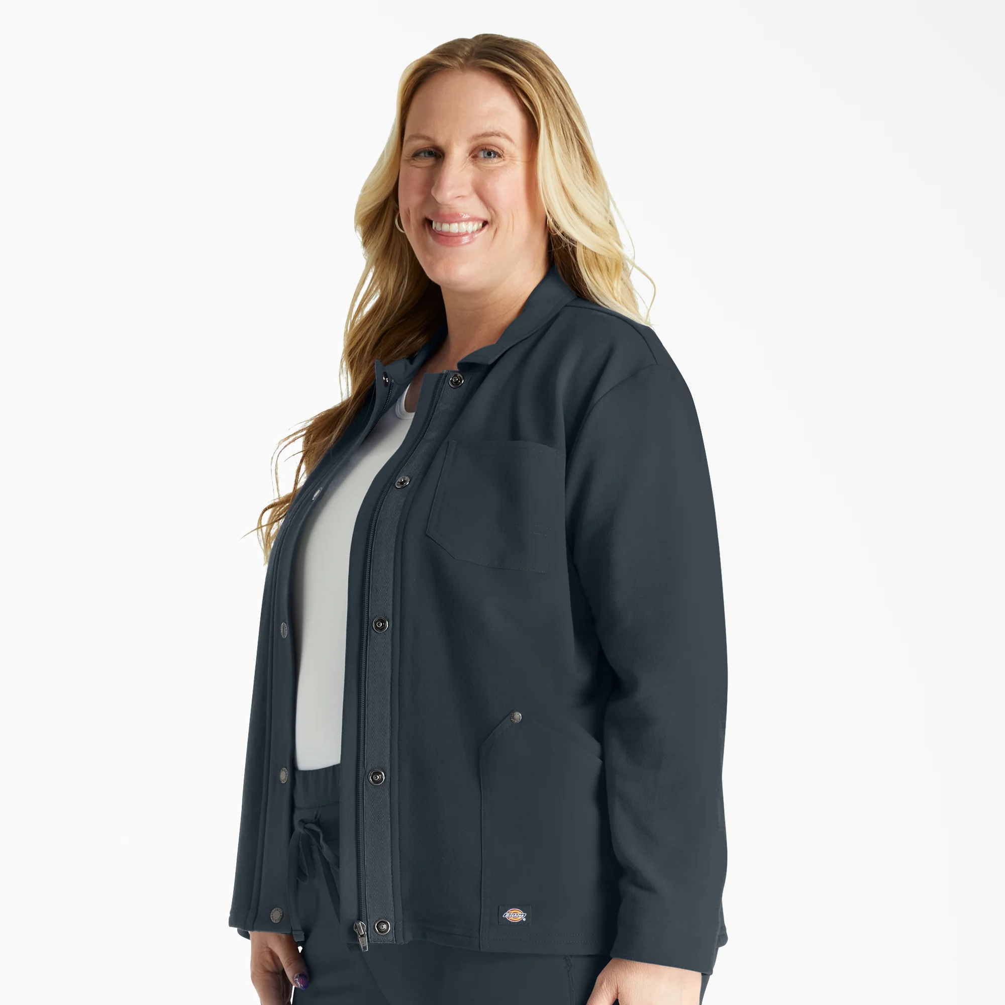Women's EDS NXT Zip Front Scrub Jacket 4 Women's EDS NXT Zip Front Scrub Jacket