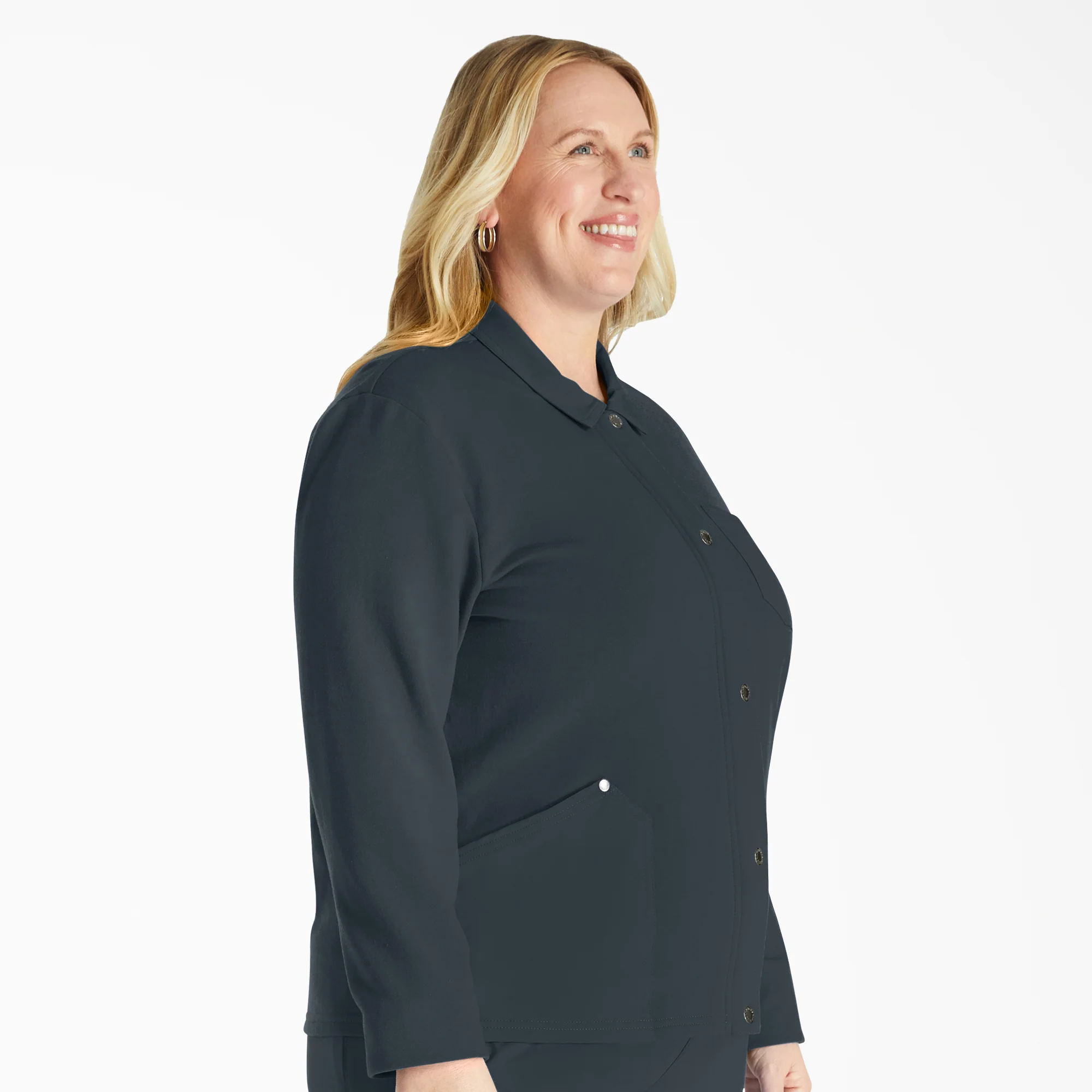 Women's EDS NXT Zip Front Scrub Jacket 5 Women's EDS NXT Zip Front Scrub Jacket