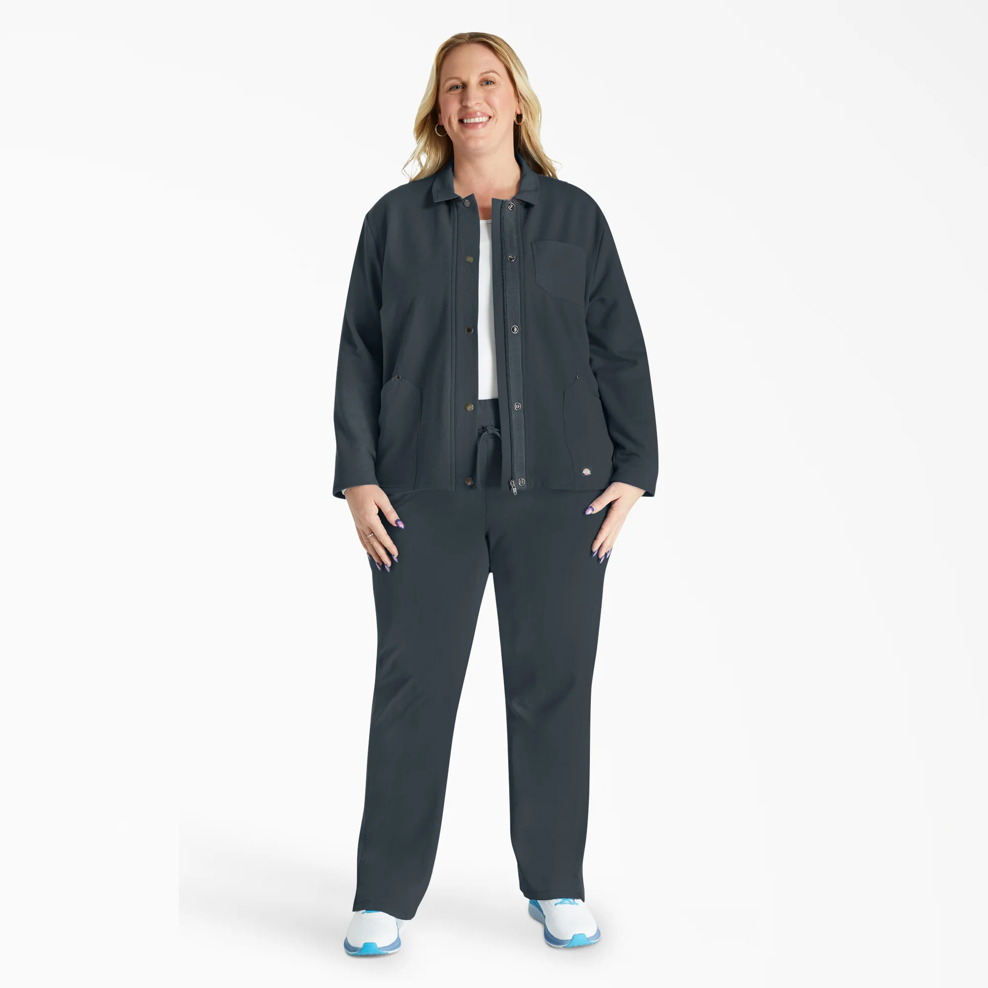 Women's EDS NXT Zip Front Scrub Jacket 6 Women's EDS NXT Zip Front Scrub Jacket