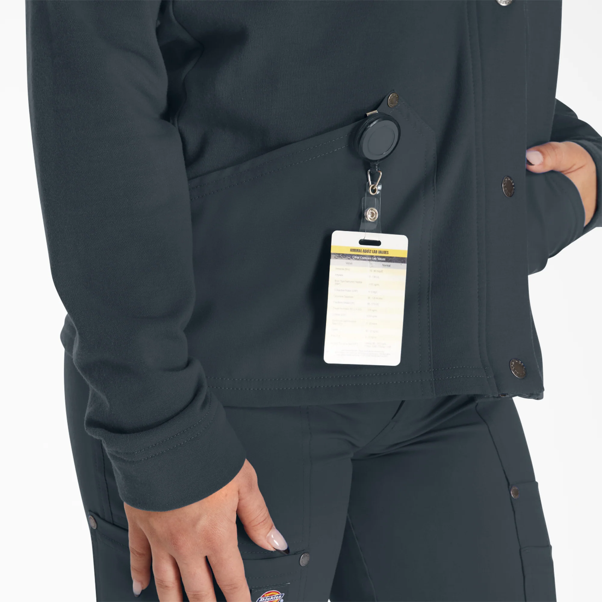Women's EDS NXT Zip Front Scrub Jacket 9 Women's EDS NXT Zip Front Scrub Jacket