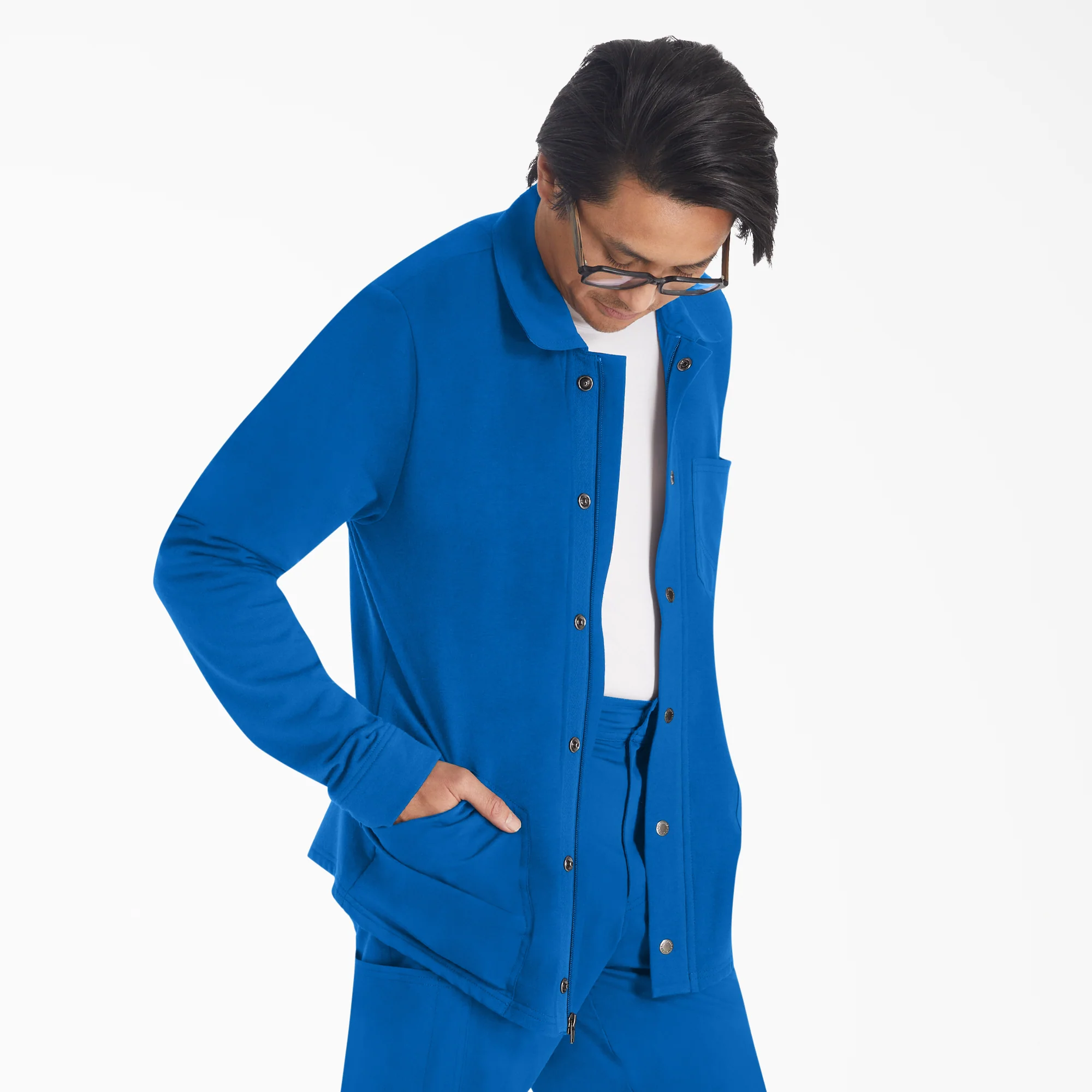 Men's EDS NXT Zip Front Scrub Jacket 4 Men's EDS NXT Zip Front Scrub Jacket