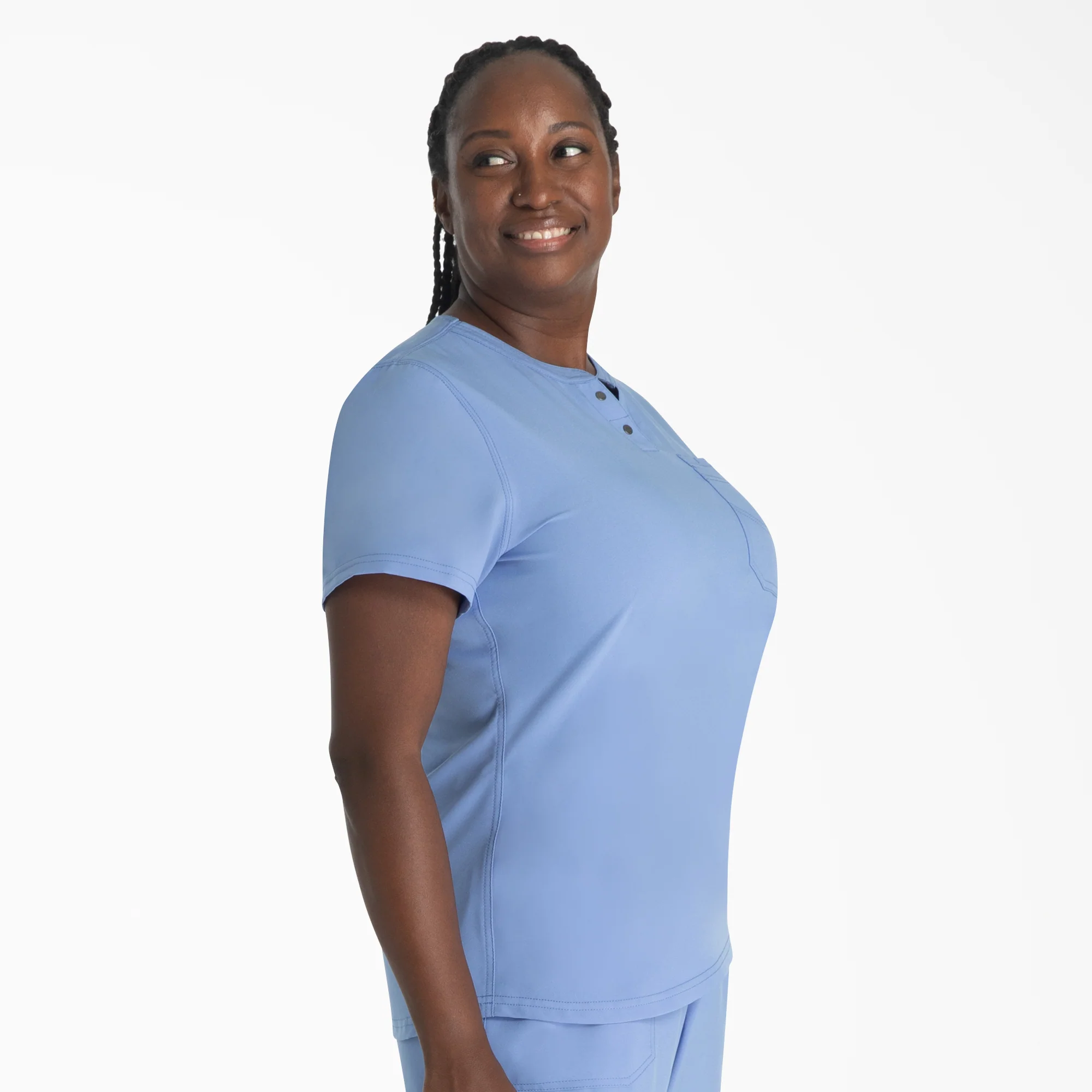 Women's EDS NXT Henley Scrub Top 4 Women's EDS NXT Henley Scrub Top