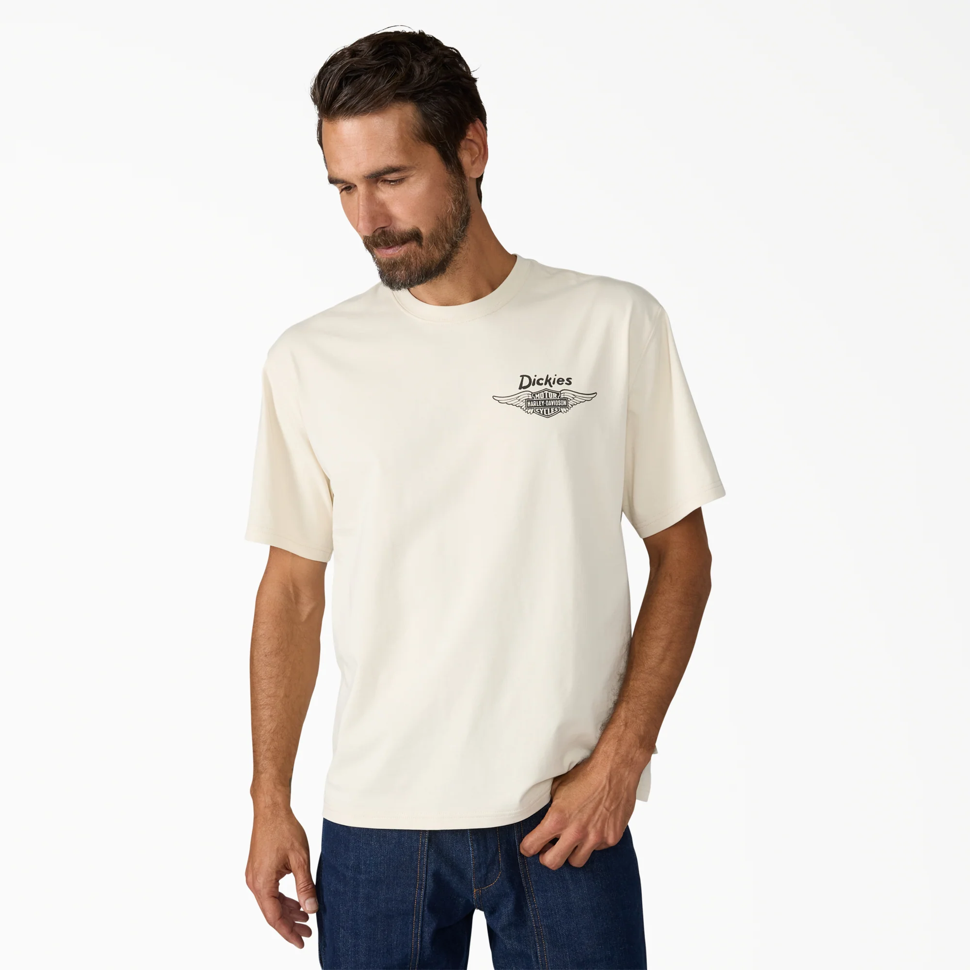 Dickies x Harley-Davidson® Vintage Wash Cowboy Graphic T-Shirt 2 Dickies x Harley-Davidson® Vintage Wash Cowboy Graphic T-Shirt