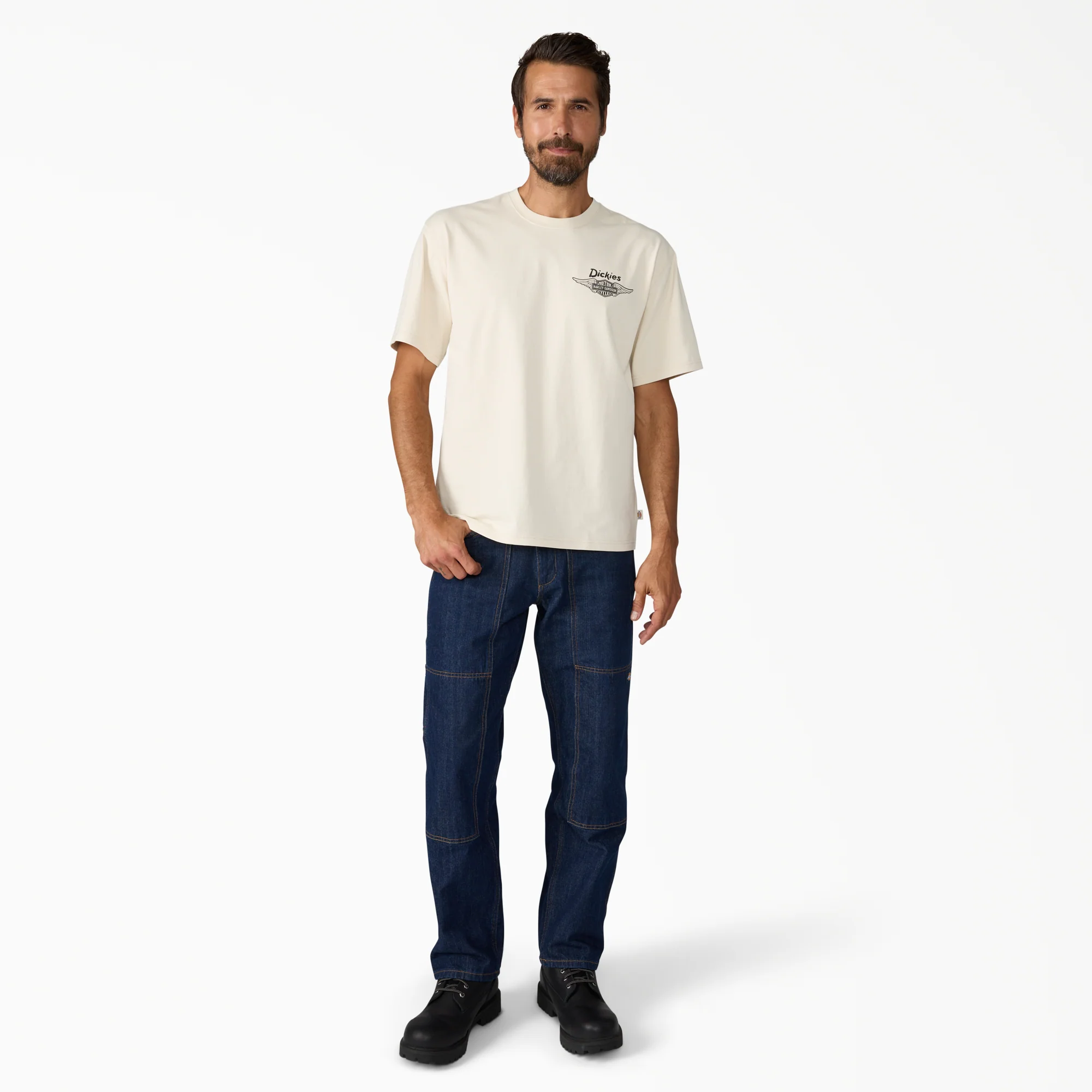 Dickies x Harley-Davidson® Vintage Wash Cowboy Graphic T-Shirt 5 Dickies x Harley-Davidson® Vintage Wash Cowboy Graphic T-Shirt