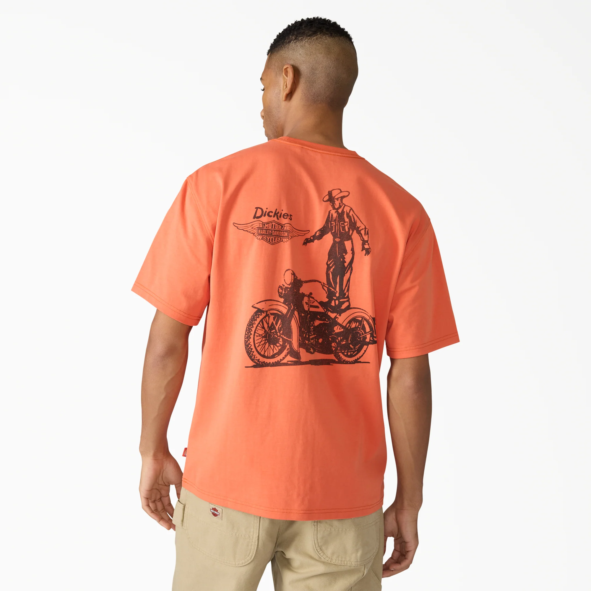 Dickies x Harley-Davidson® Vintage Wash Cowboy Graphic T-Shirt