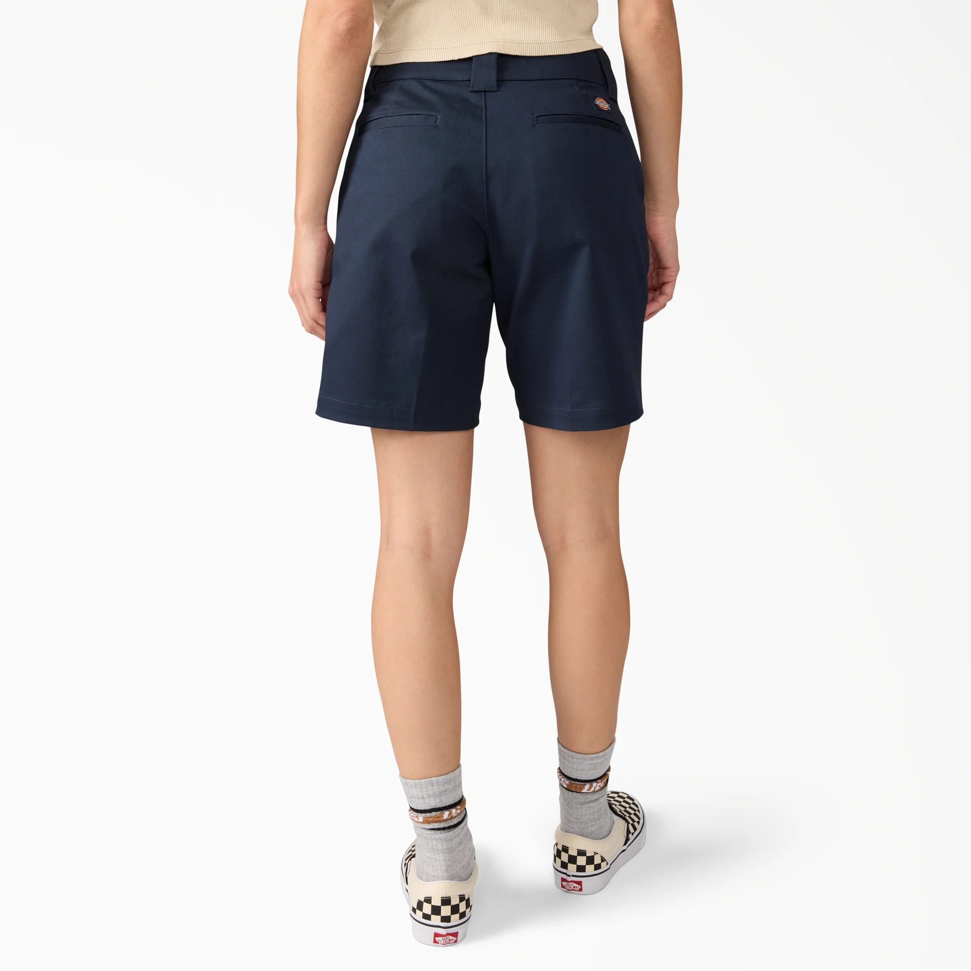 Women's Super Flex Flat Front Shorts, 9" 2 Women's Super Flex Flat Front Shorts, 9"