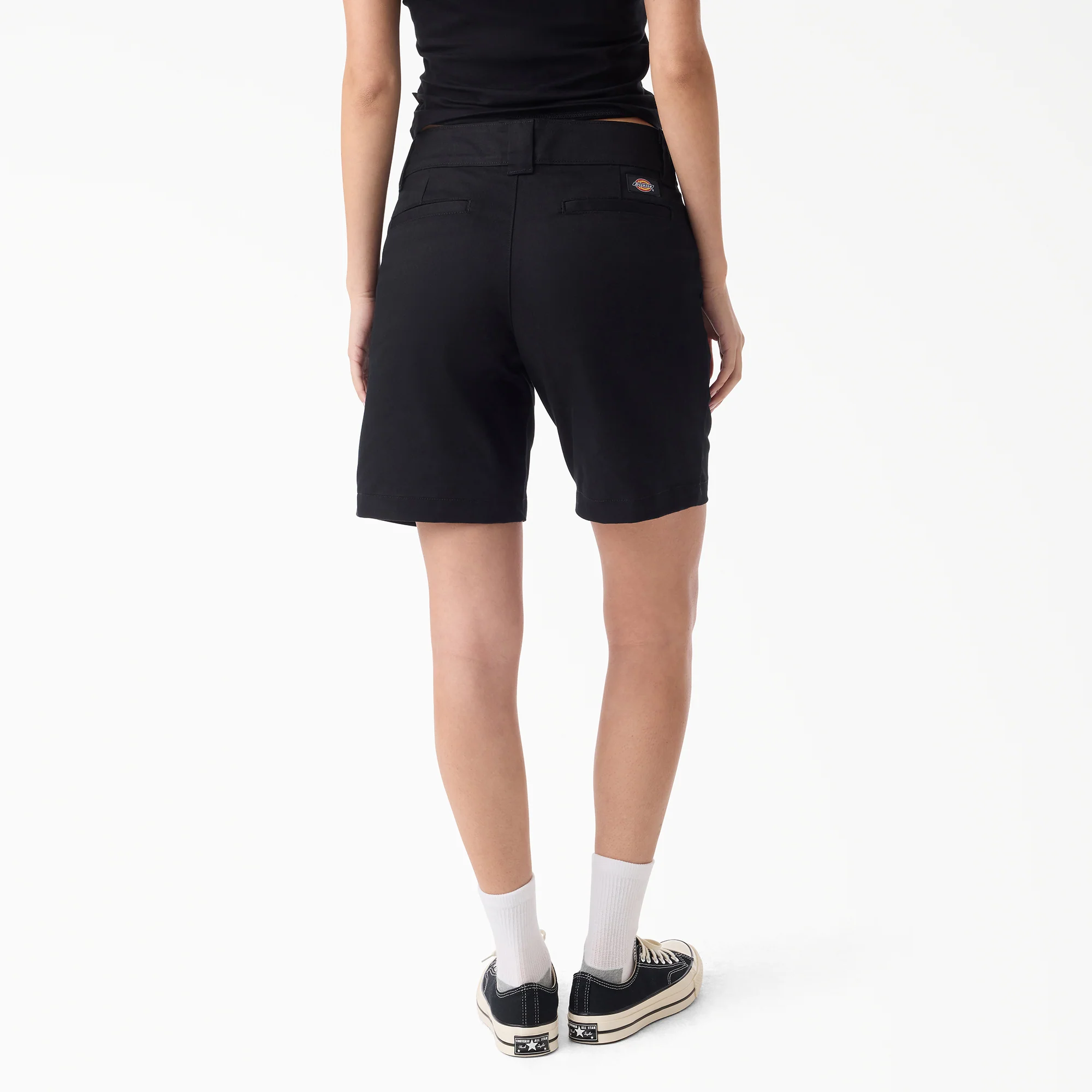 Women's Super Flex Flat Front Shorts, 9" 2 Women's Super Flex Flat Front Shorts, 9"