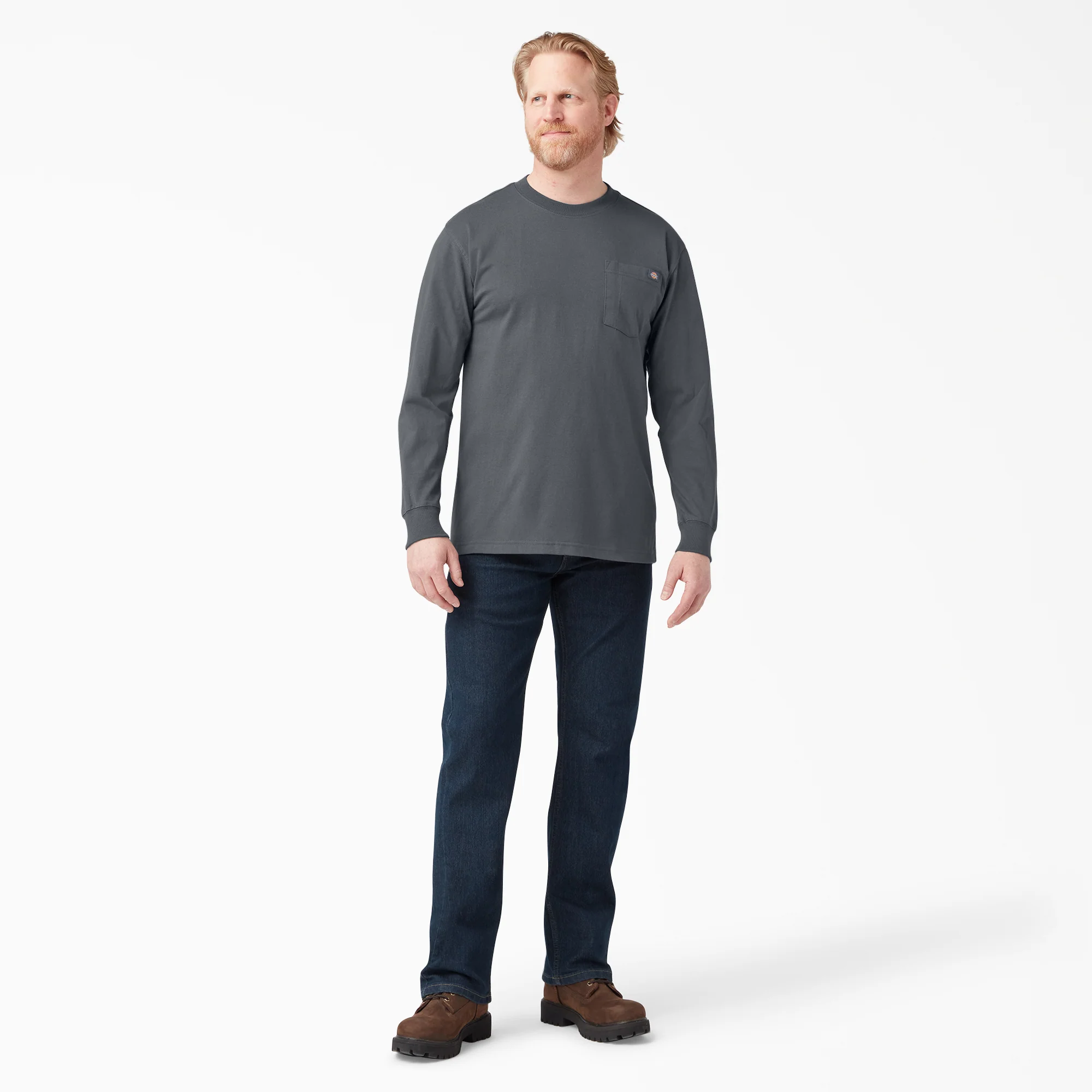 Heavyweight Long Sleeve Pocket T-Shirt 4 Heavyweight Long Sleeve Pocket T-Shirt