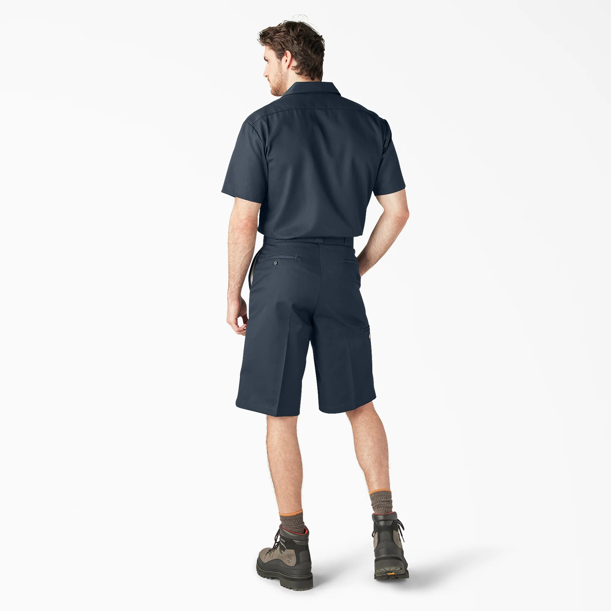 Loose Fit Flat Front Work Shorts, 13" 5 Loose Fit Flat Front Work Shorts, 13"