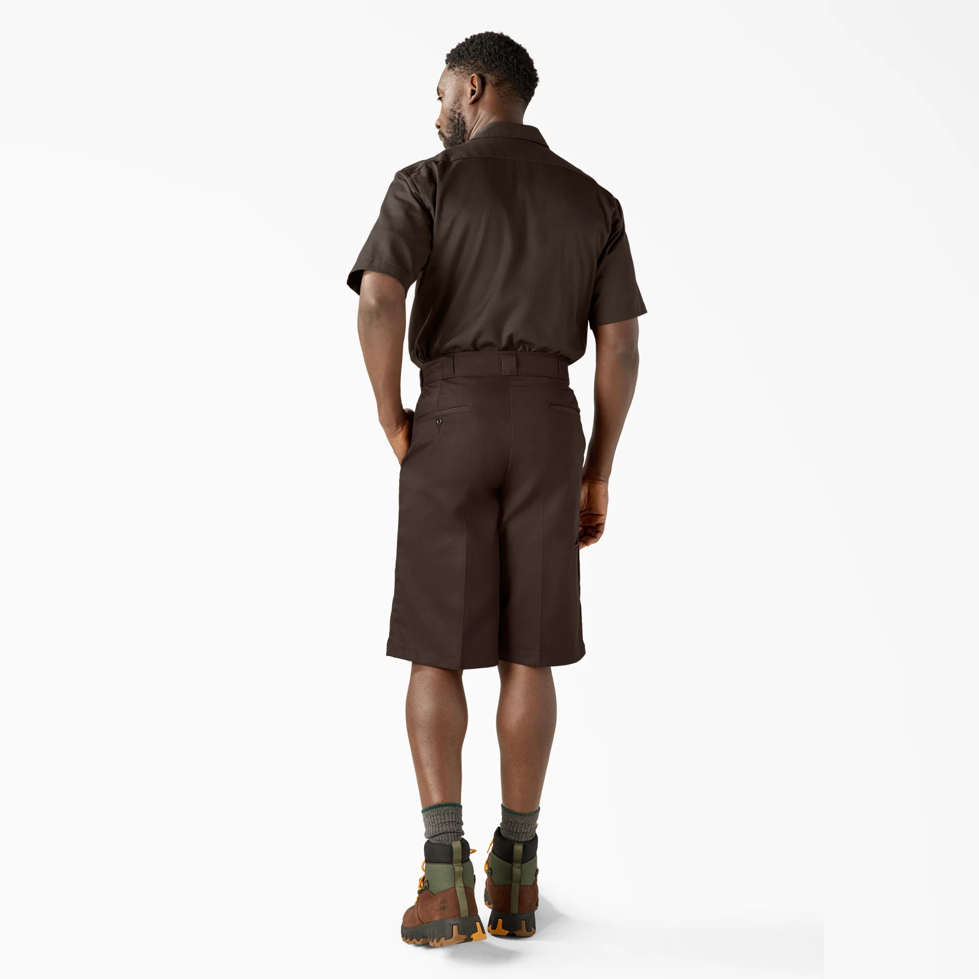 Loose Fit Flat Front Work Shorts, 13" 6 Loose Fit Flat Front Work Shorts, 13"