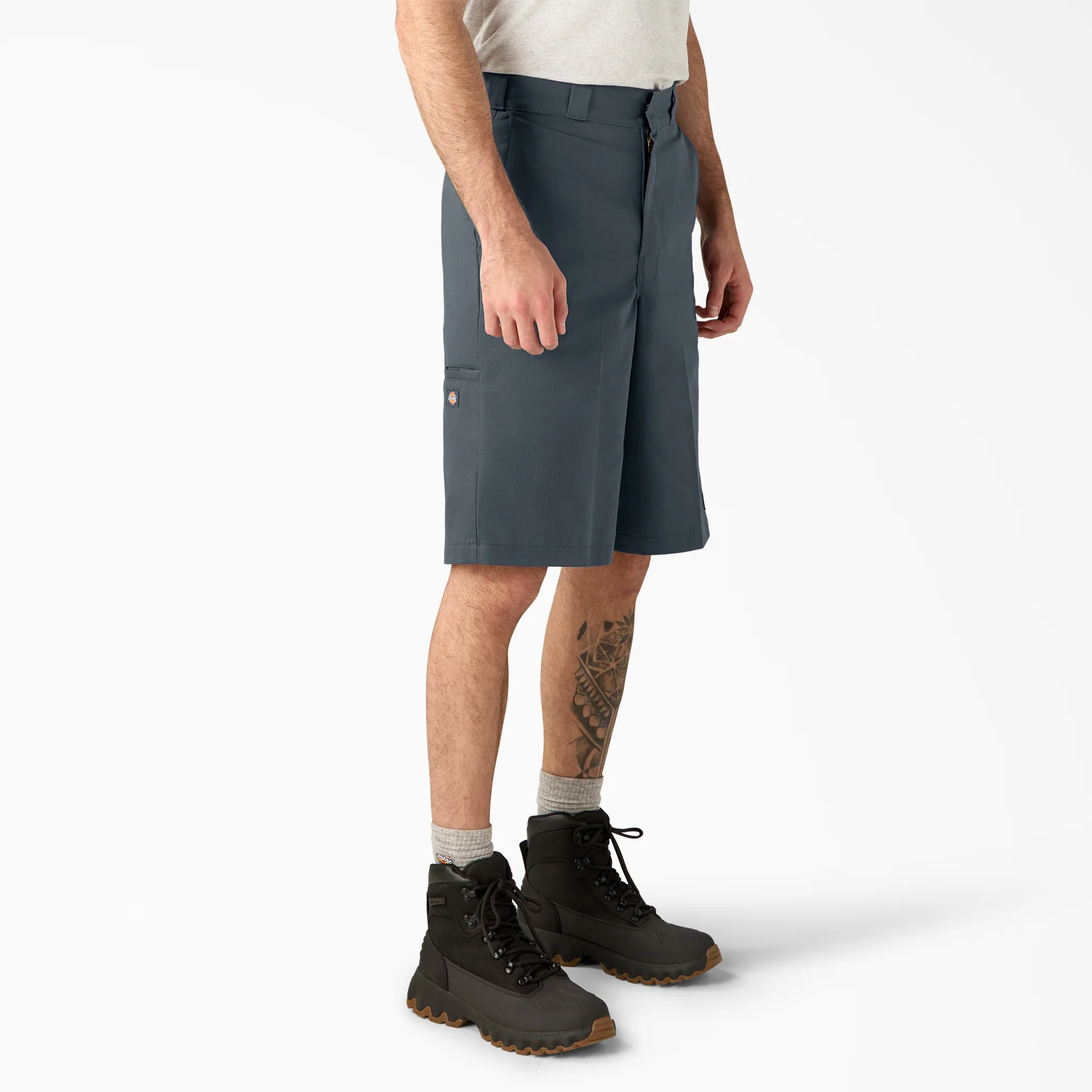 Loose Fit Flat Front Work Shorts, 13" 4 Loose Fit Flat Front Work Shorts, 13"