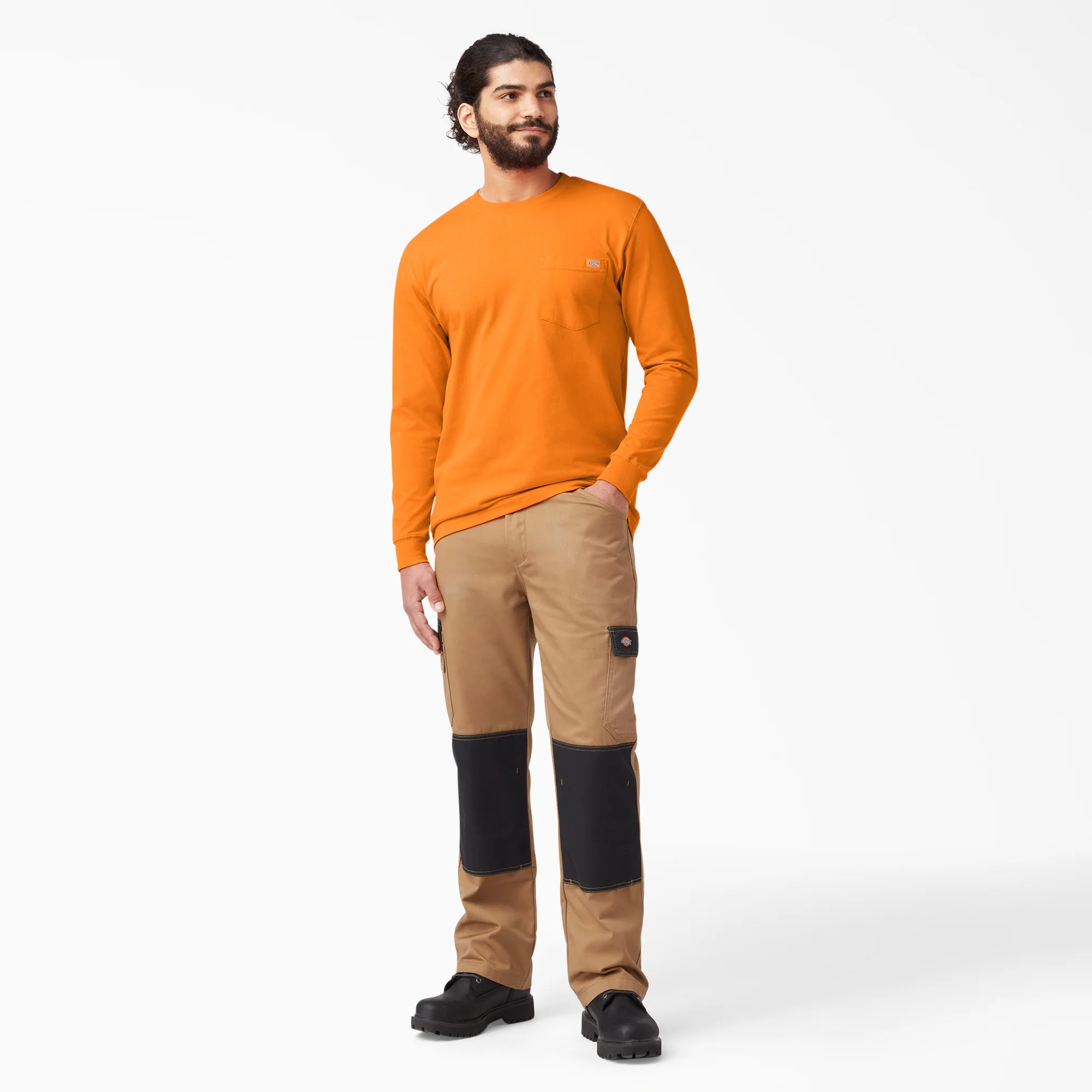 Heavyweight Long Sleeve Pocket T-Shirt 4 Heavyweight Long Sleeve Pocket T-Shirt