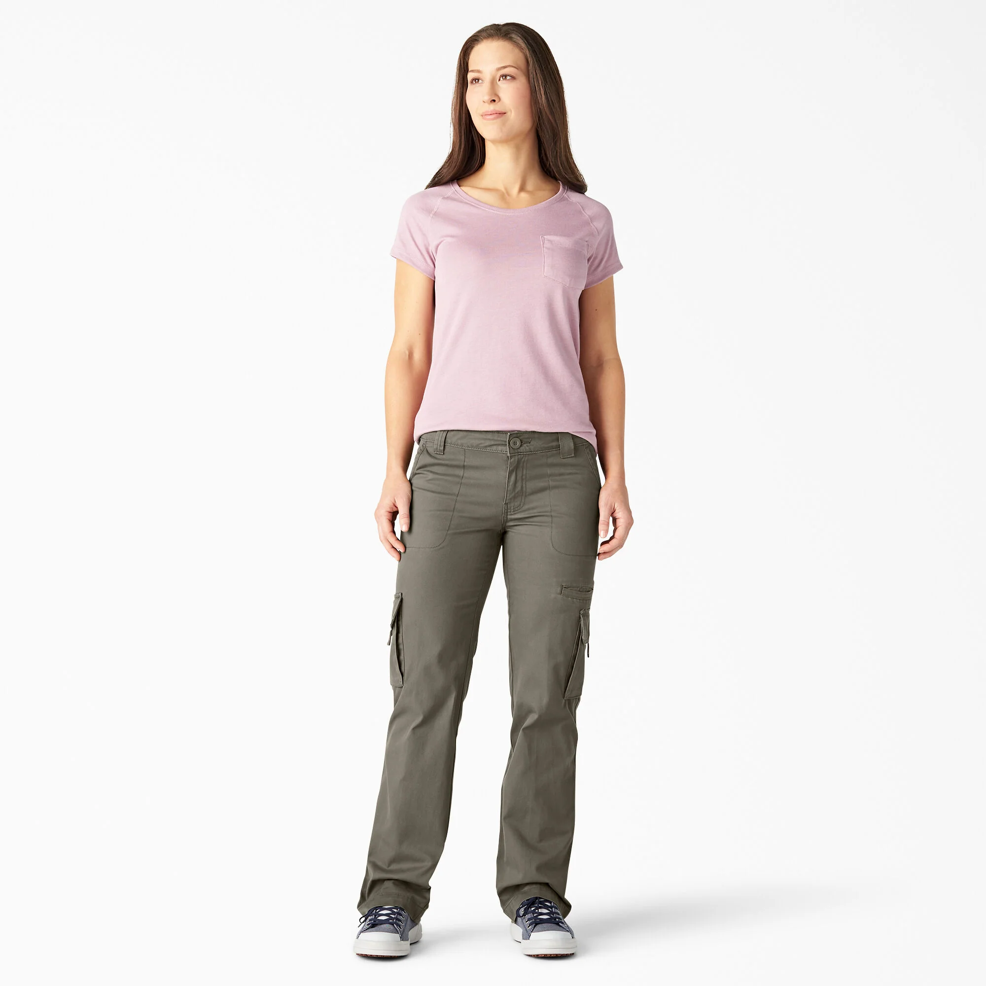 Women's Relaxed Fit Straight Leg Cargo Pants 5 Women's Relaxed Fit Straight Leg Cargo Pants