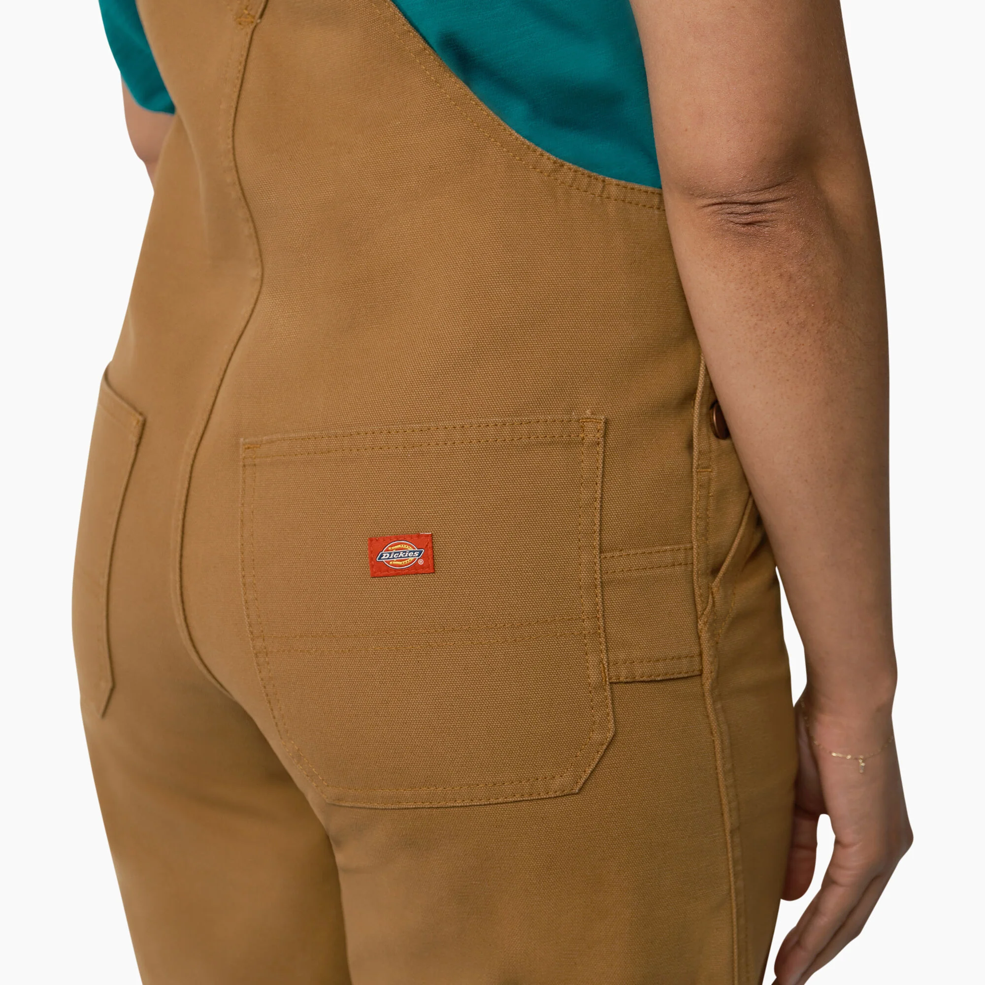Women's Relaxed Fit Bib Shortalls, 7" 5 Women's Relaxed Fit Bib Shortalls, 7"