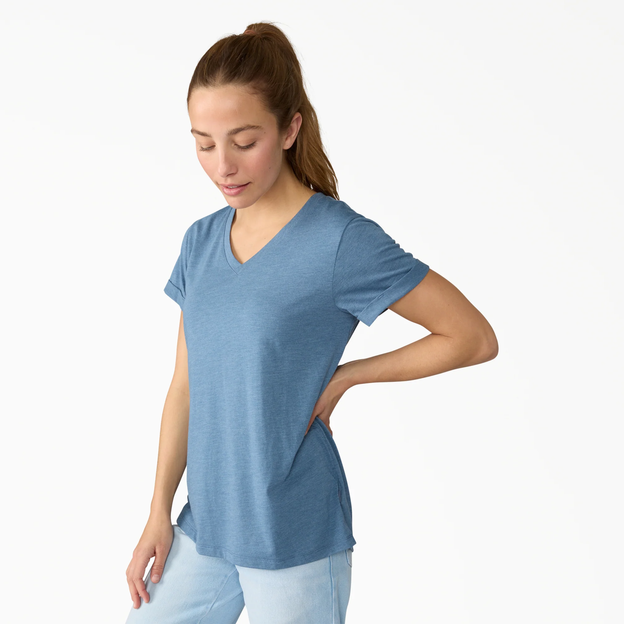 Women's Cooling Performance Short Sleeve V-Neck T-Shirt 3 Women's Cooling Performance Short Sleeve V-Neck T-Shirt