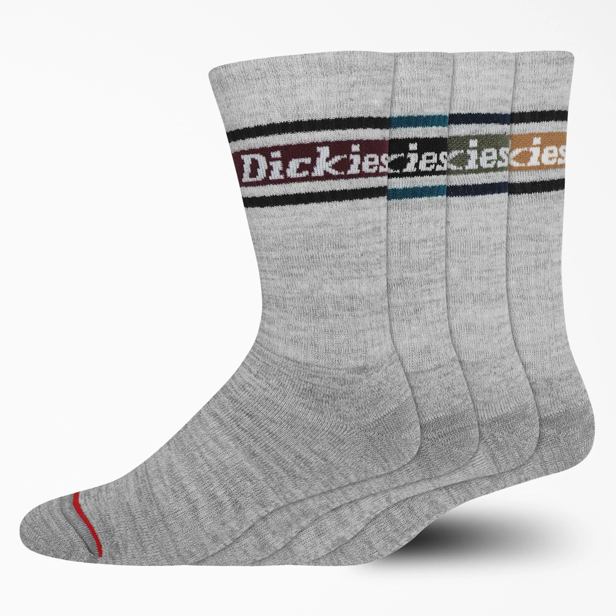 Rugby Stripe Socks, Size 6-12, 4-Pack