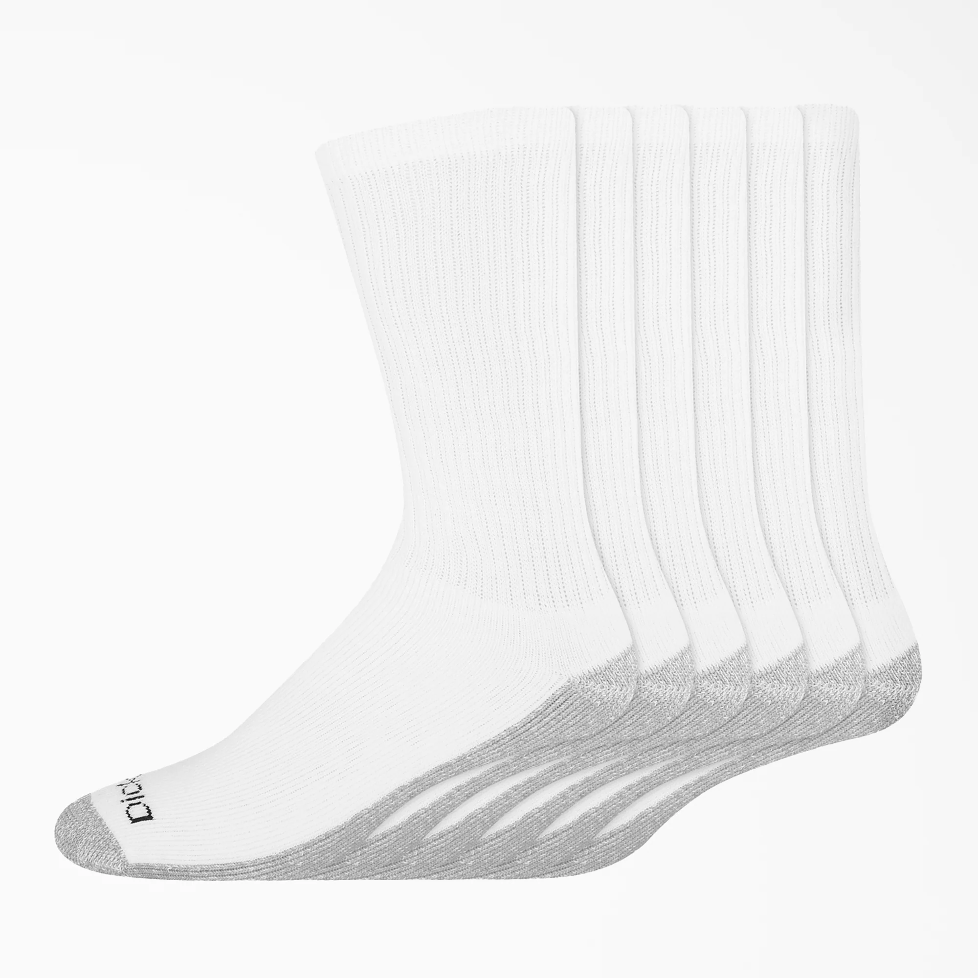 Work Crew Socks, Size 6-12, 6-Pack