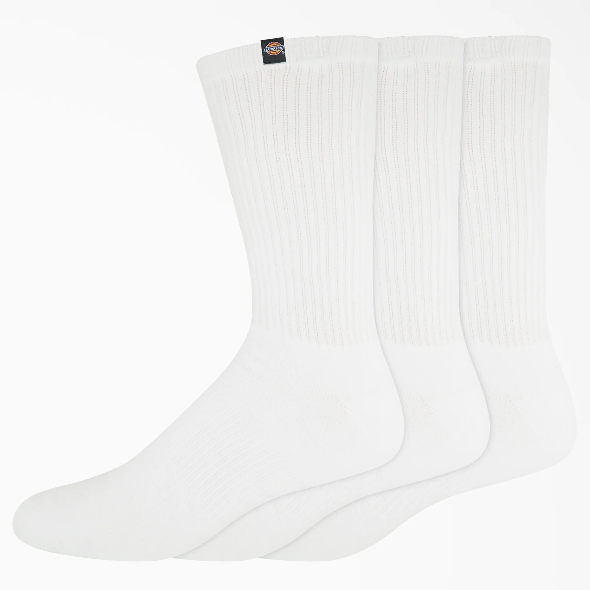 Dickies Label Crew Socks, Size 6-12, 3-Pack