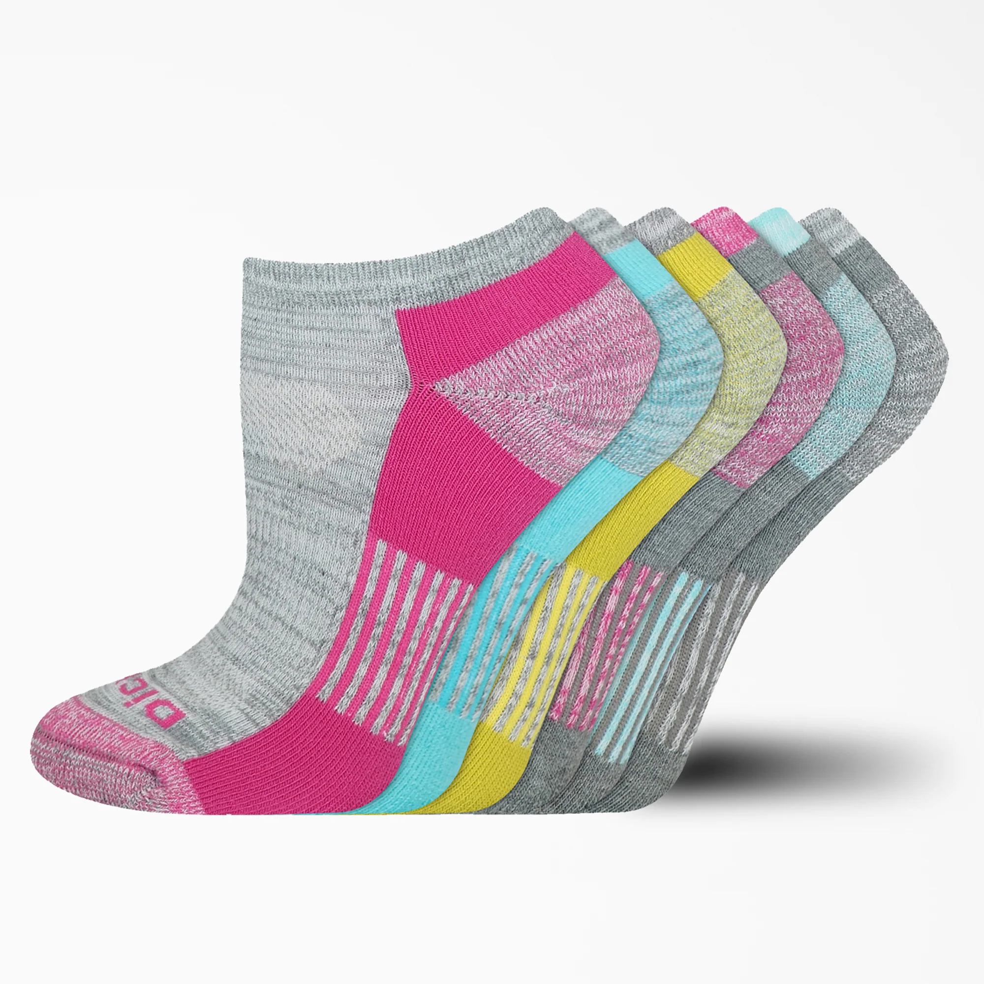 Women's Moisture Control Free Run No Show Socks, Size 6-9, 6-Pack