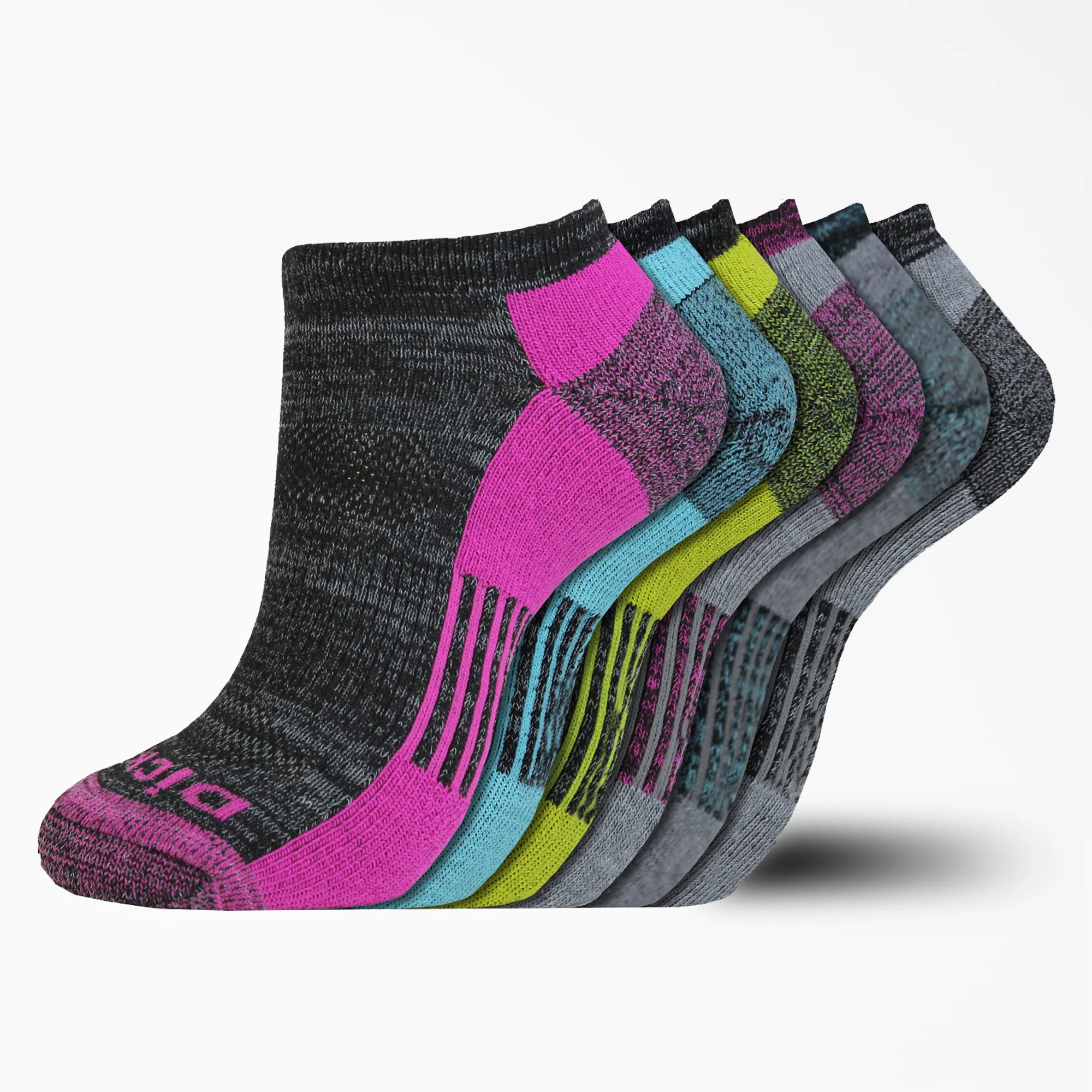 Women's Moisture Control Free Run No Show Socks, Size 6-9, 6-Pack
