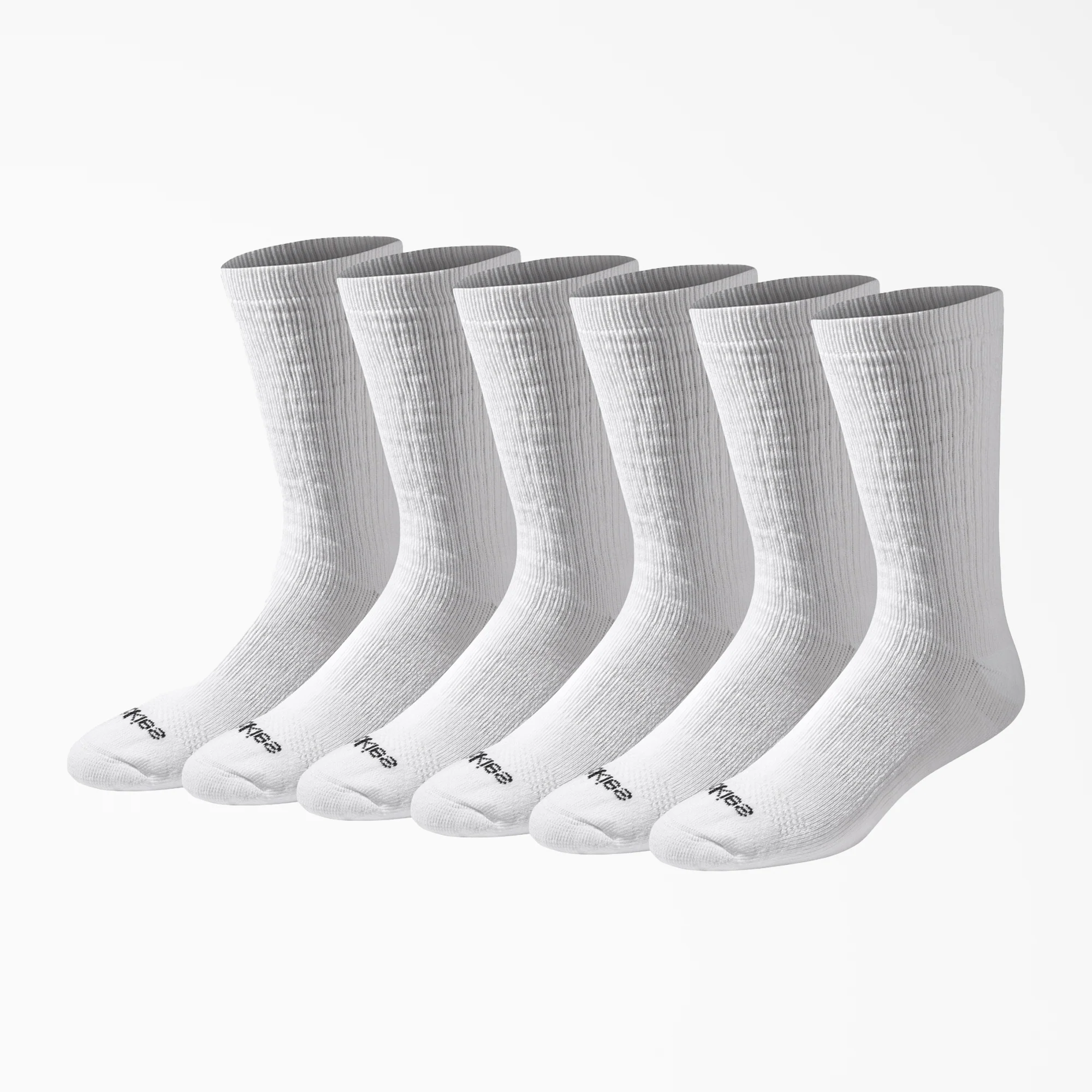 Dri-Tech Cushion Crew Socks, Size 6-12, 6-Pack