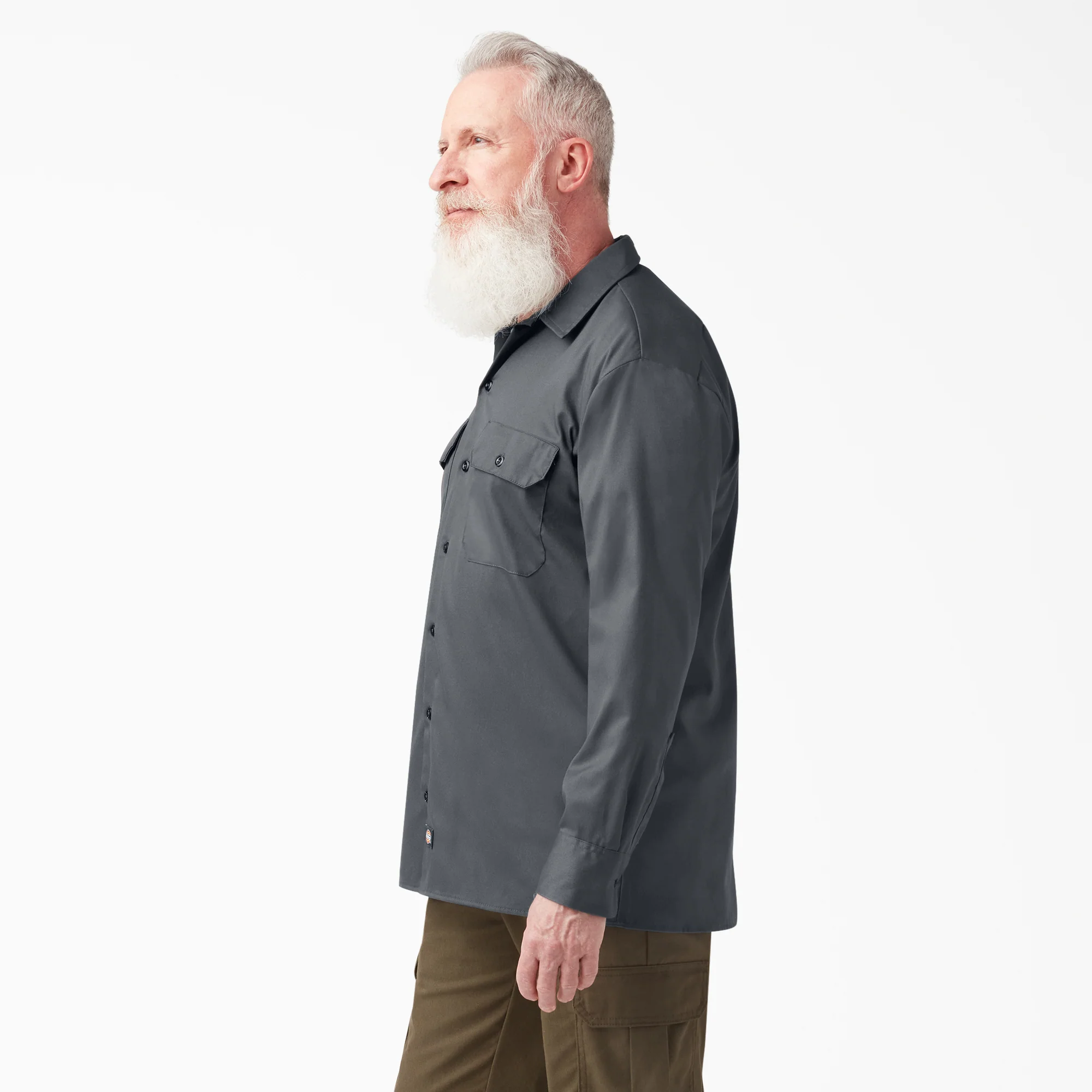 FLEX Relaxed Fit Long Sleeve Work Shirt 3 FLEX Relaxed Fit Long Sleeve Work Shirt