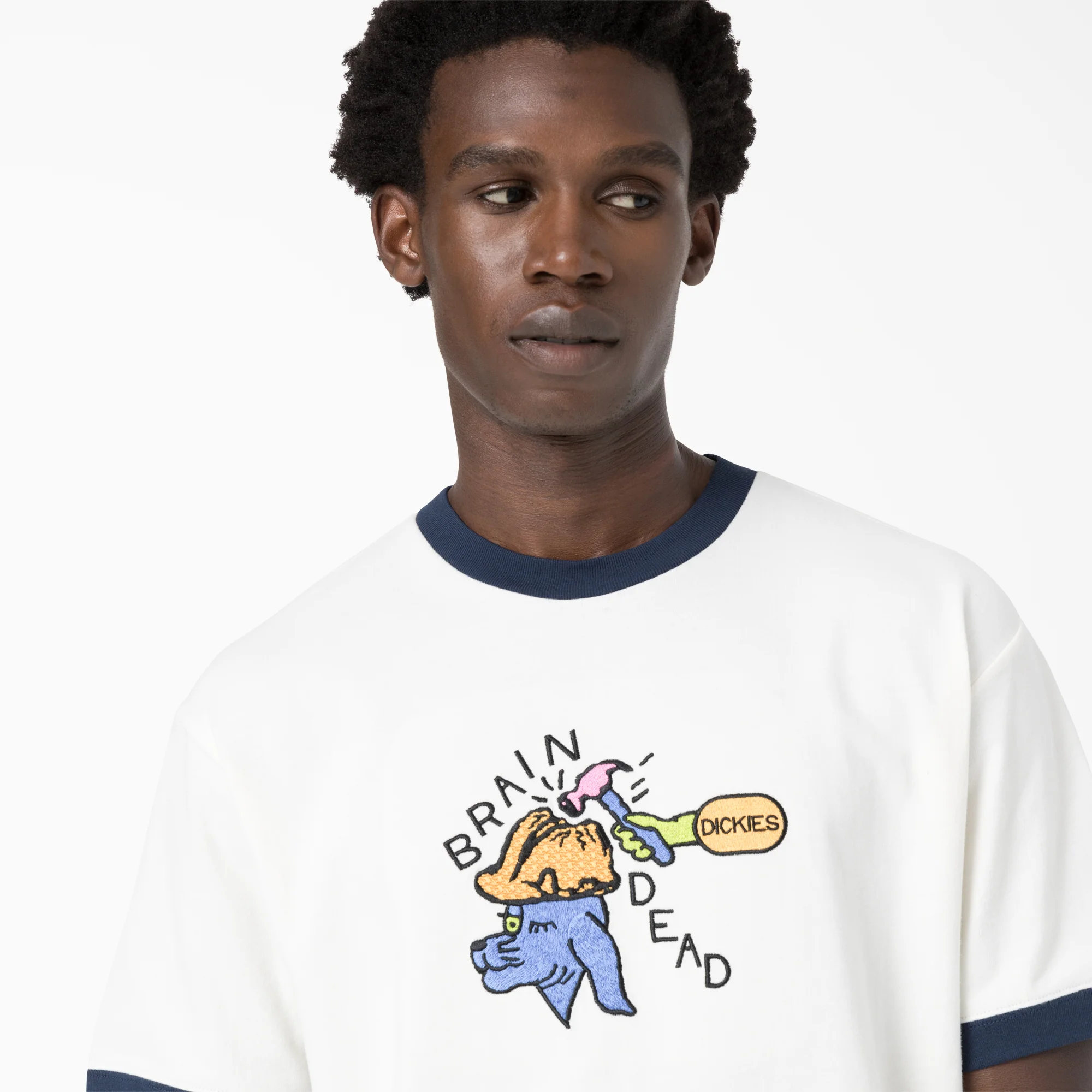 Brain Dead Embroidered T-Shirt 6 Brain Dead Embroidered T-Shirt