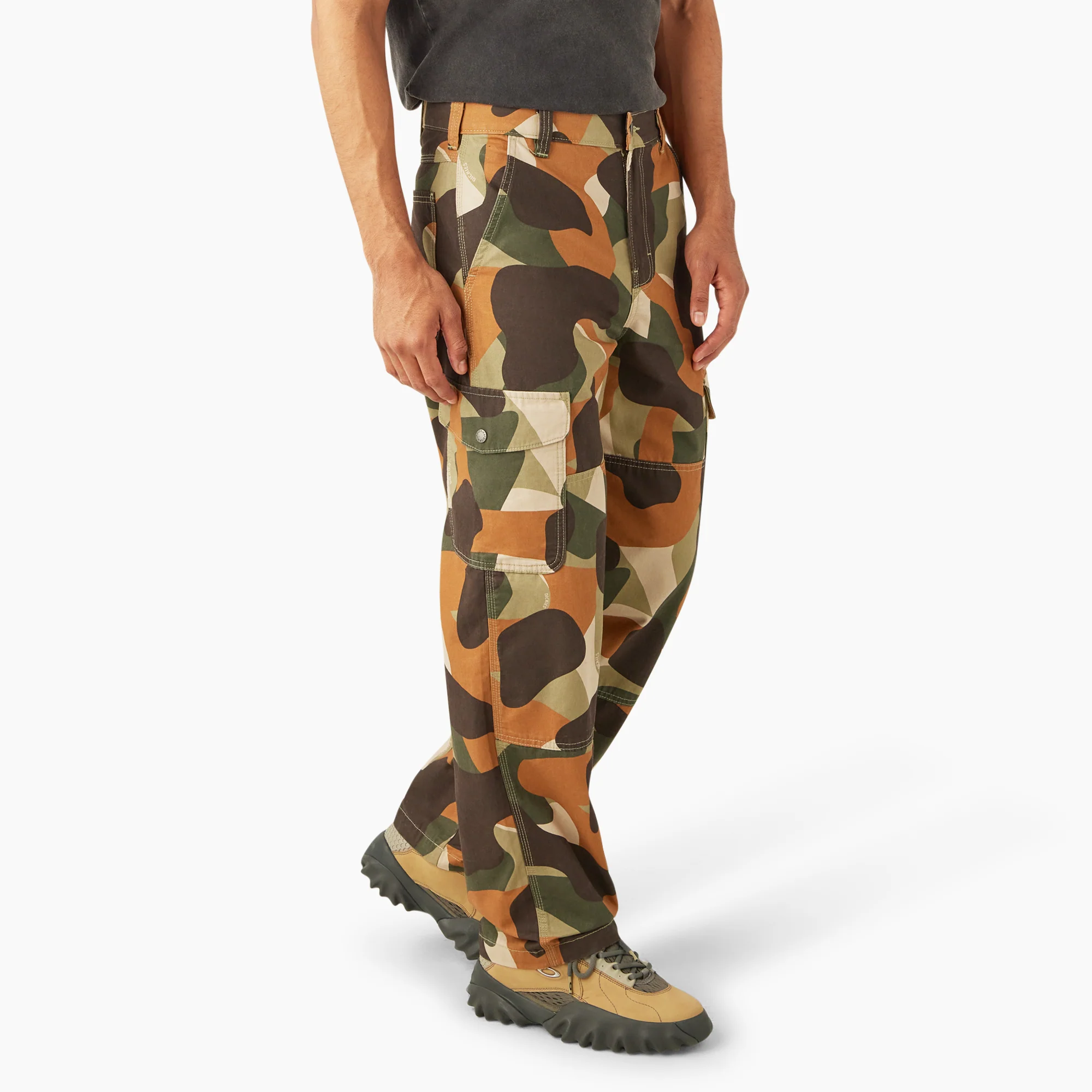 Camo Print Duck Cargo Pants 4 Camo Print Duck Cargo Pants