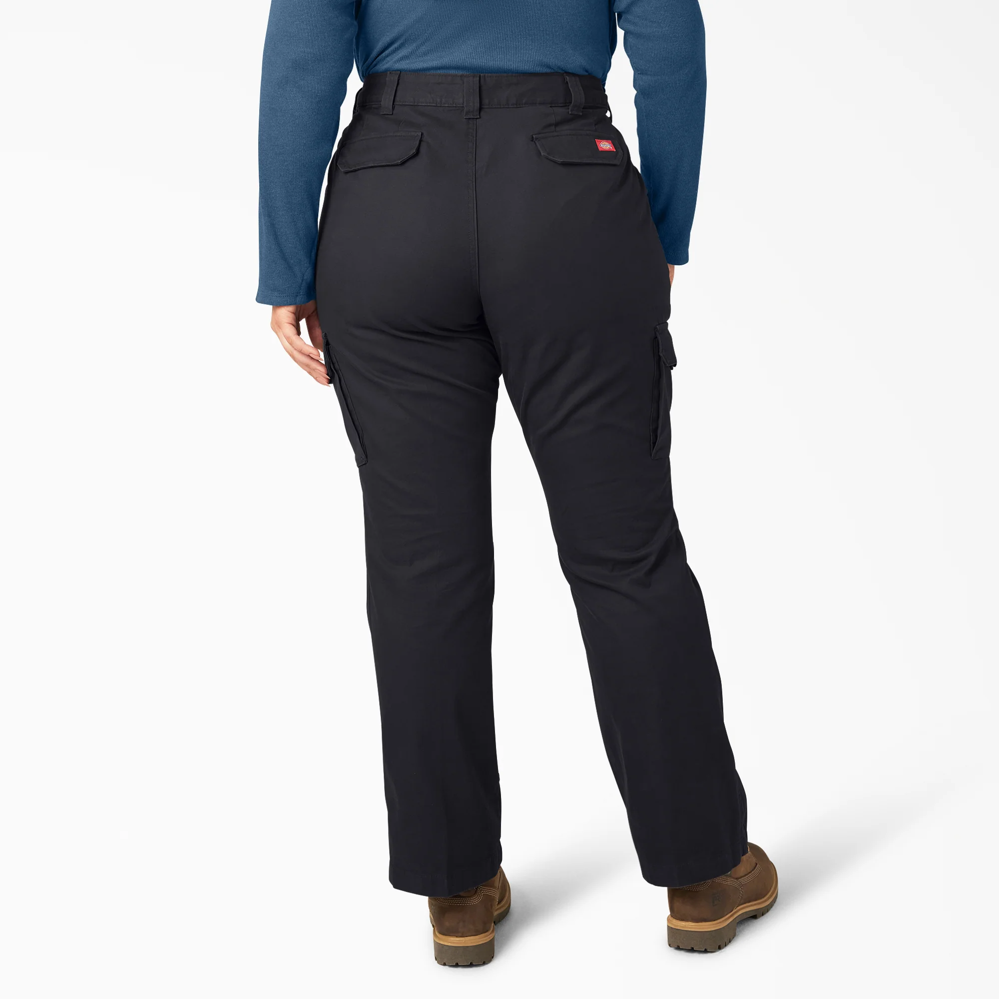 Women's Plus Relaxed Fit Cargo Pants 2 Women's Plus Relaxed Fit Cargo Pants