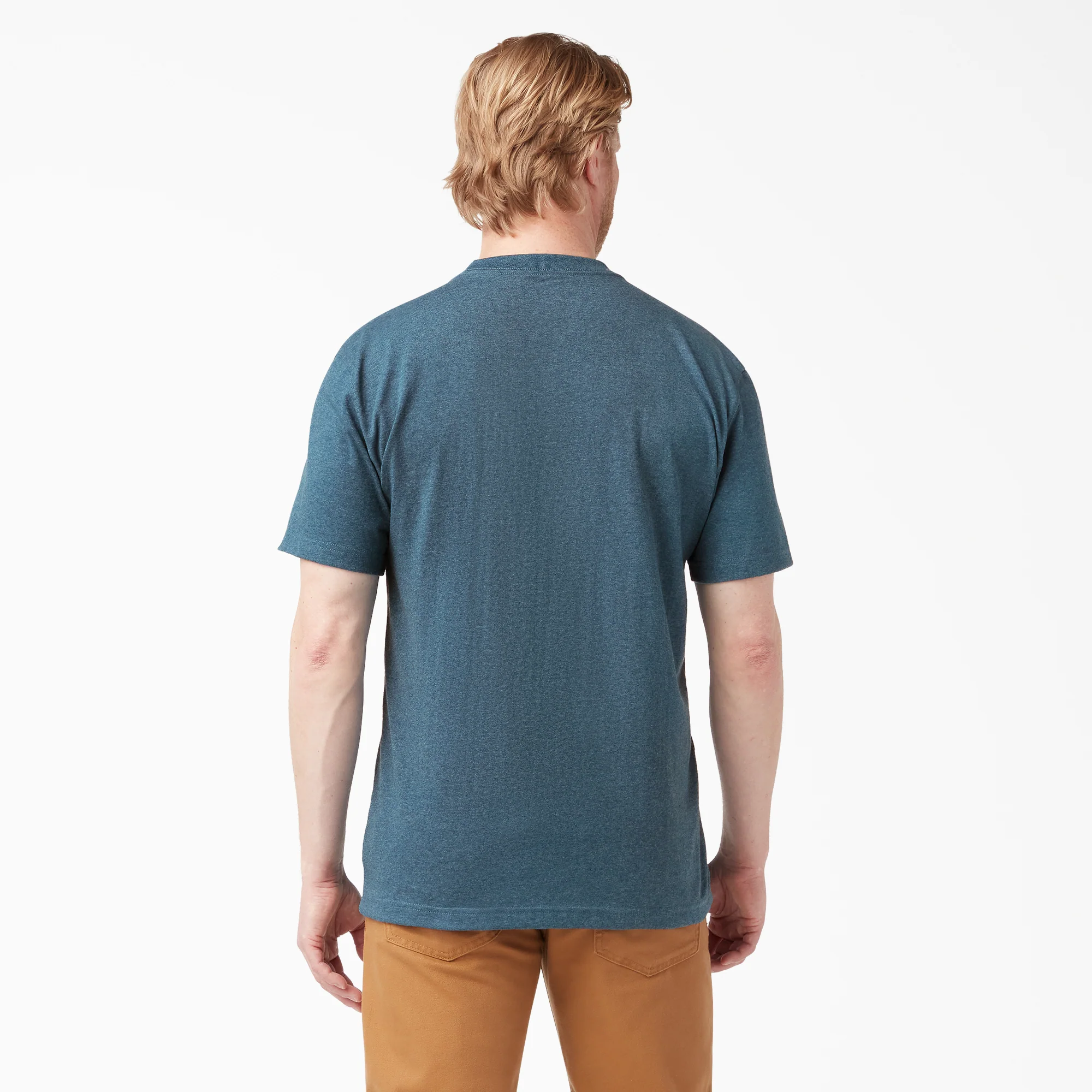 Heavyweight Heathered Short Sleeve Pocket T-Shirt 2 Heavyweight Heathered Short Sleeve Pocket T-Shirt