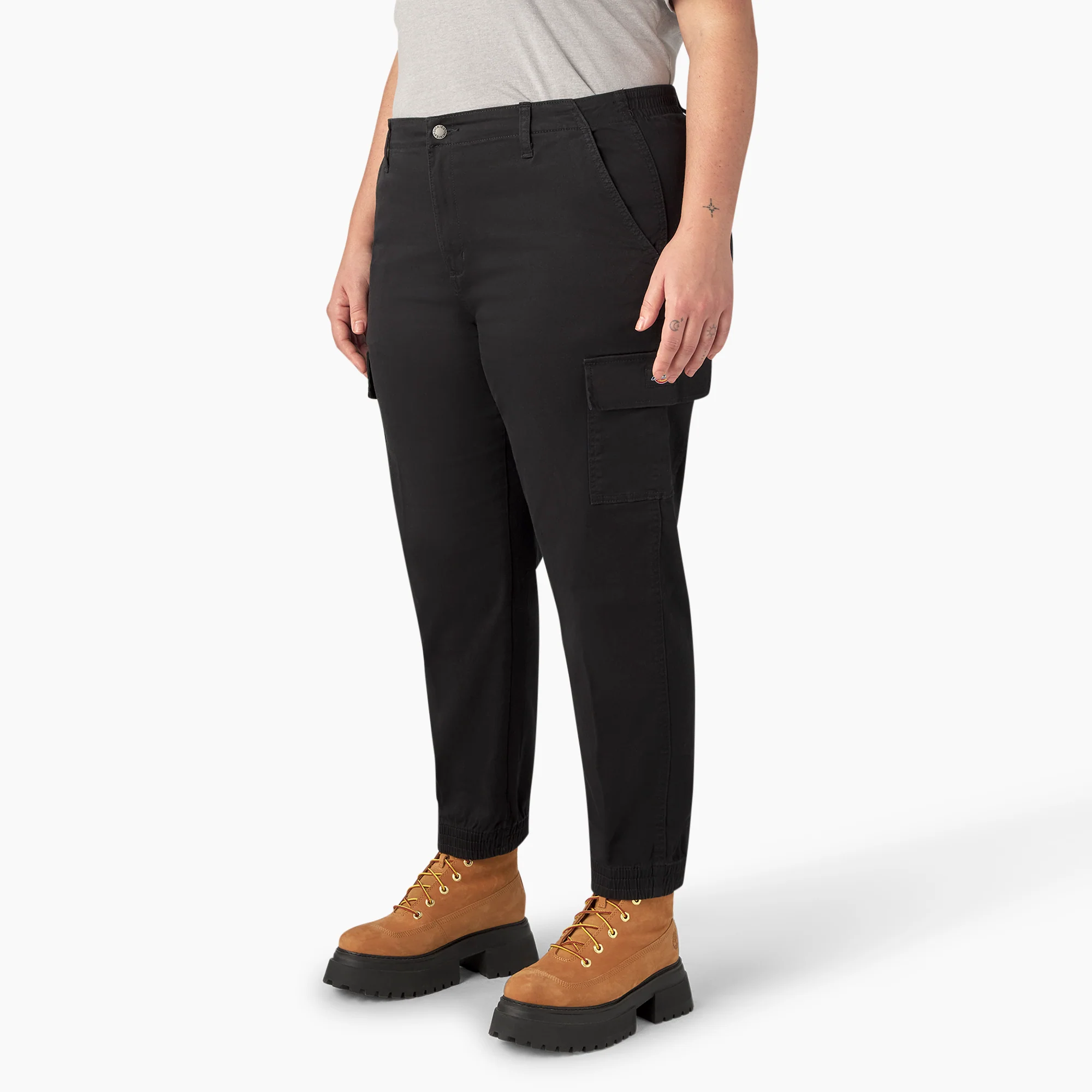 Women's Plus High Rise Fit Cargo Pants 3 Women's Plus High Rise Fit Cargo Pants