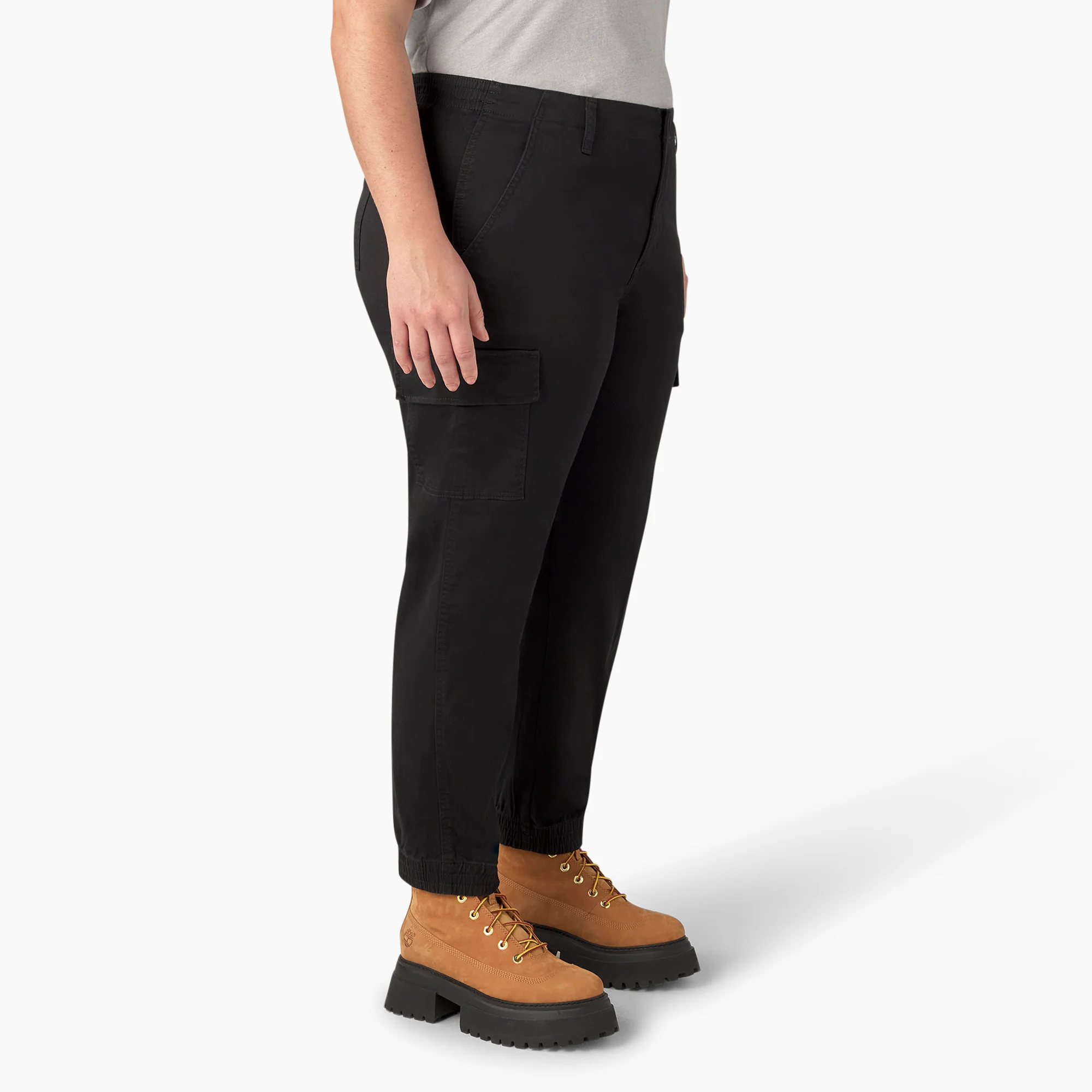 Women's Plus High Rise Fit Cargo Pants 4 Women's Plus High Rise Fit Cargo Pants