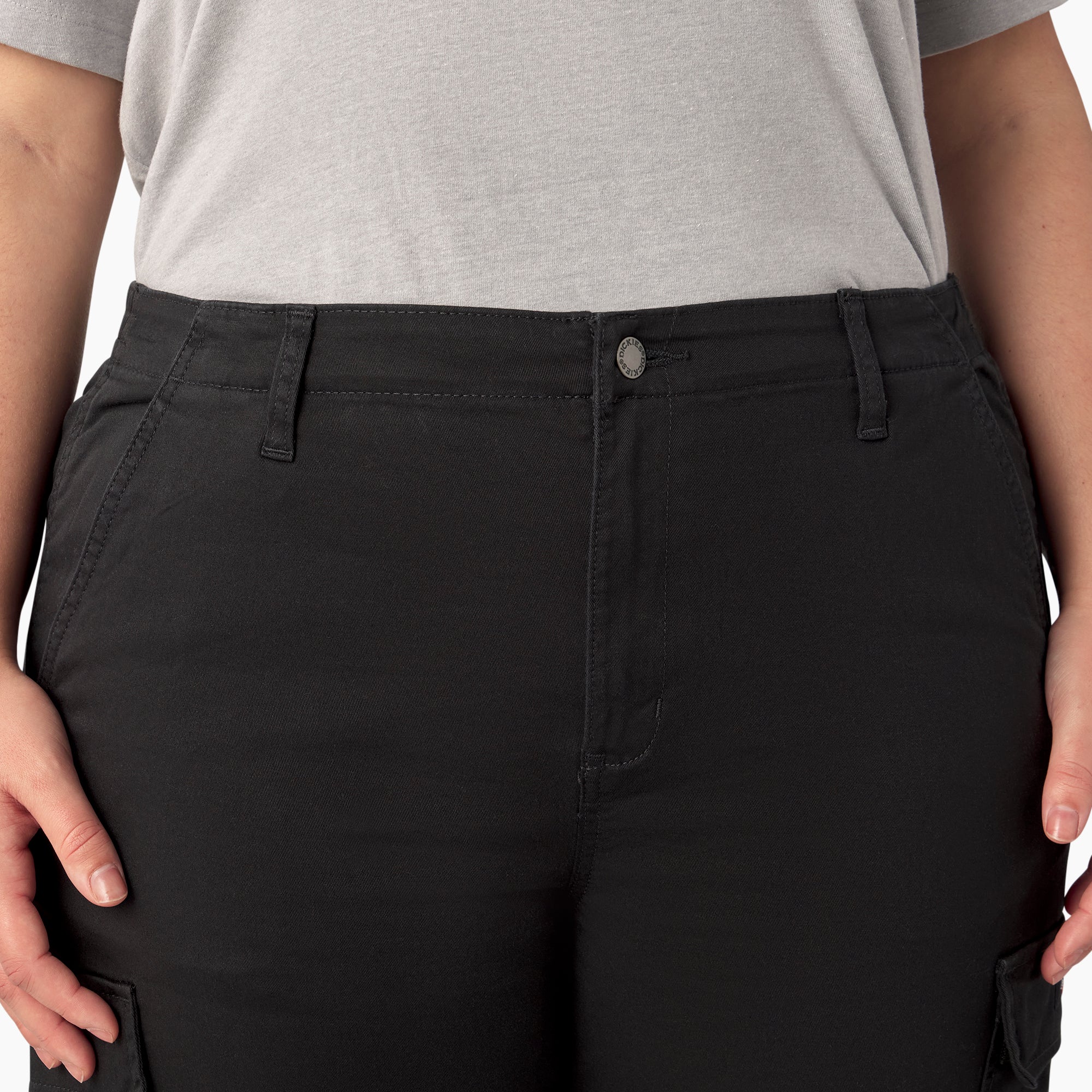 Women's Plus High Rise Fit Cargo Pants 7 Women's Plus High Rise Fit Cargo Pants
