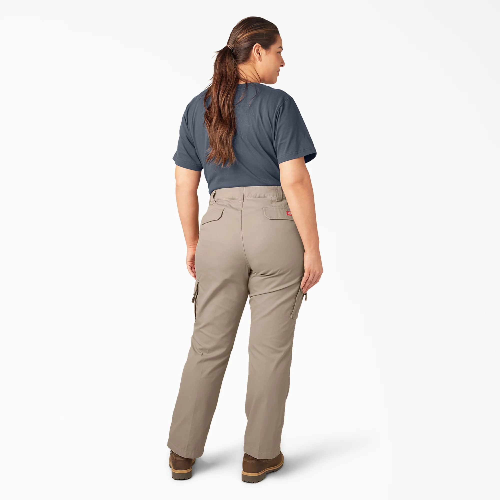 Women's Plus Relaxed Fit Cargo Pants 5 Women's Plus Relaxed Fit Cargo Pants