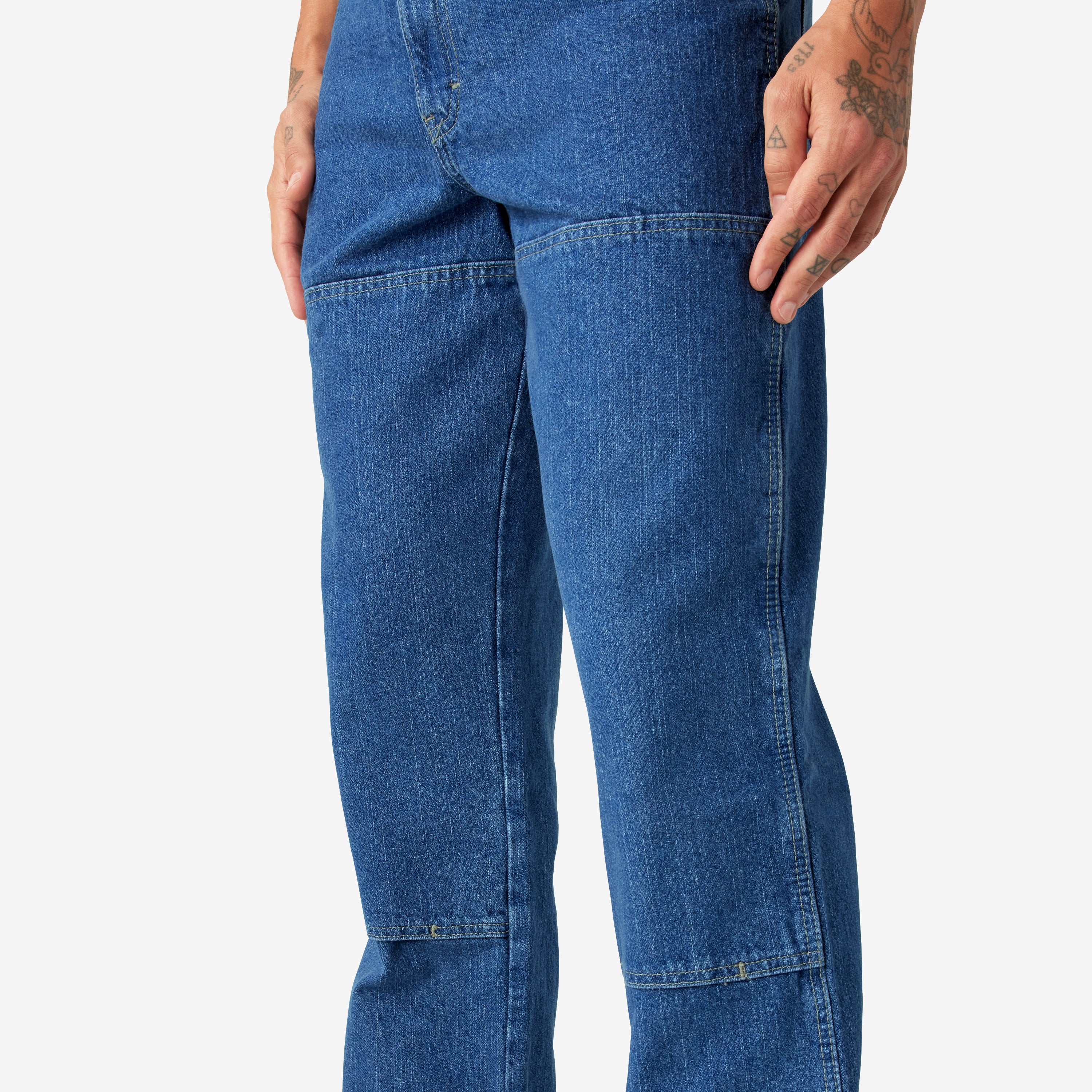 Relaxed Fit Double Knee Jeans 8 Relaxed Fit Double Knee Jeans