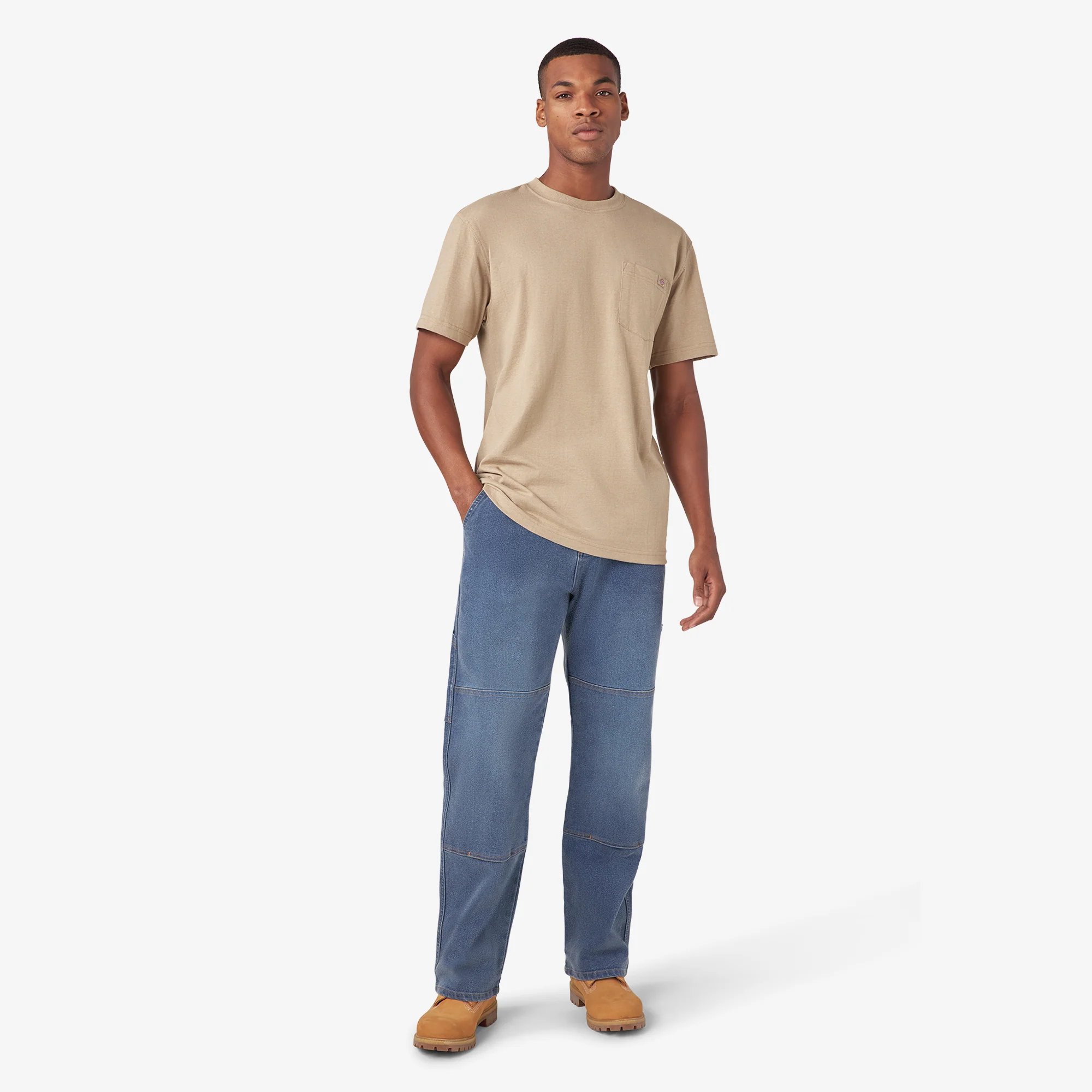 Heavyweight Heathered Short Sleeve Pocket T-Shirt 5 Heavyweight Heathered Short Sleeve Pocket T-Shirt