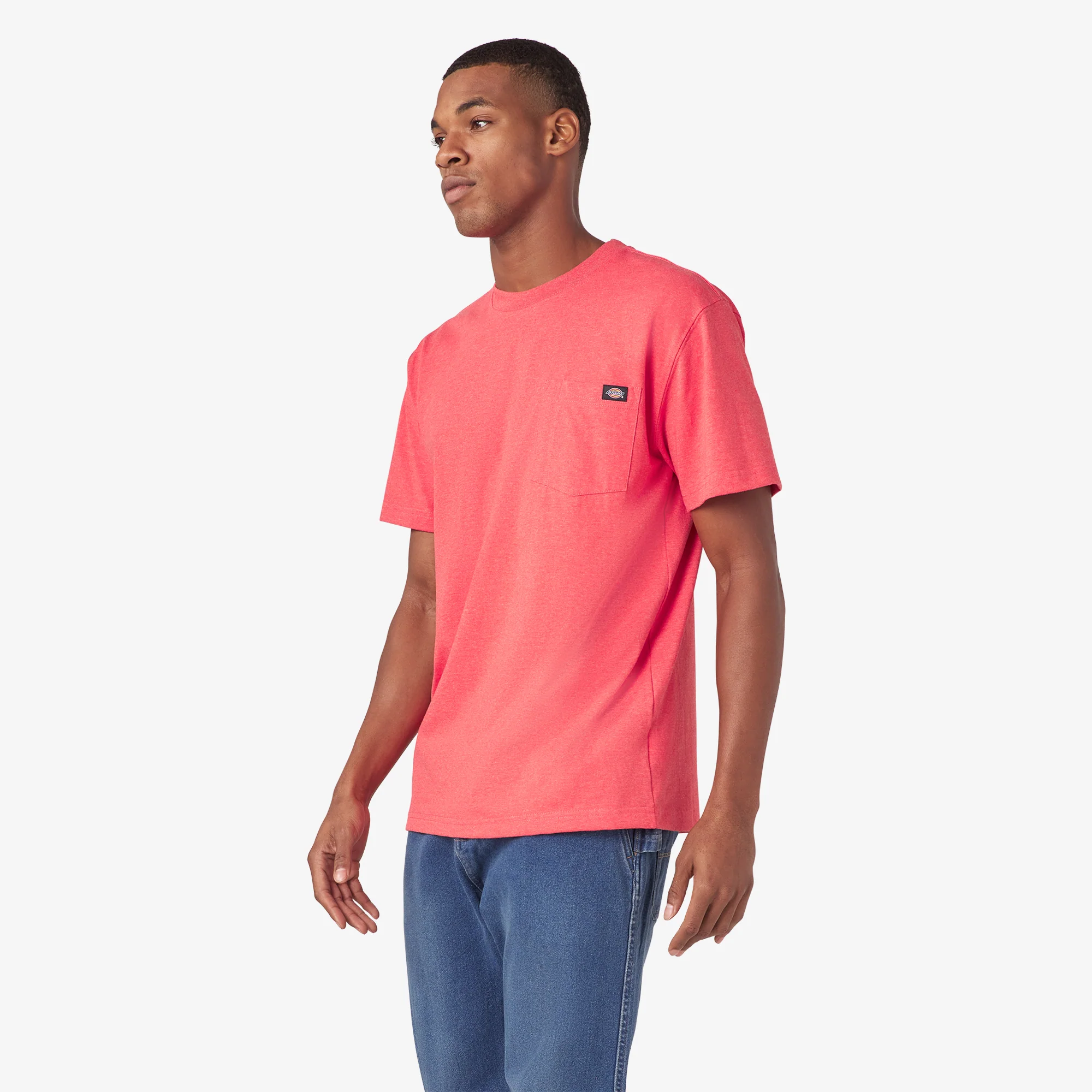 Heavyweight Heathered Short Sleeve Pocket T-Shirt 3 Heavyweight Heathered Short Sleeve Pocket T-Shirt