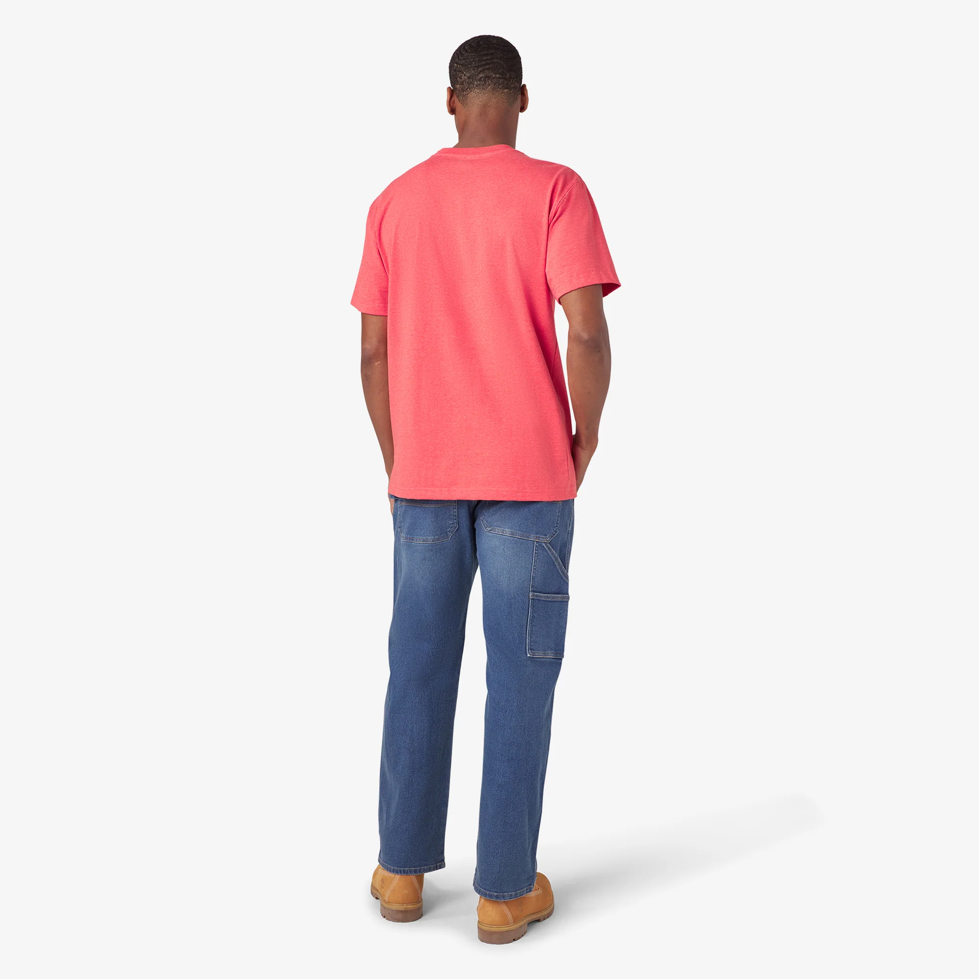 Heavyweight Heathered Short Sleeve Pocket T-Shirt 6 Heavyweight Heathered Short Sleeve Pocket T-Shirt
