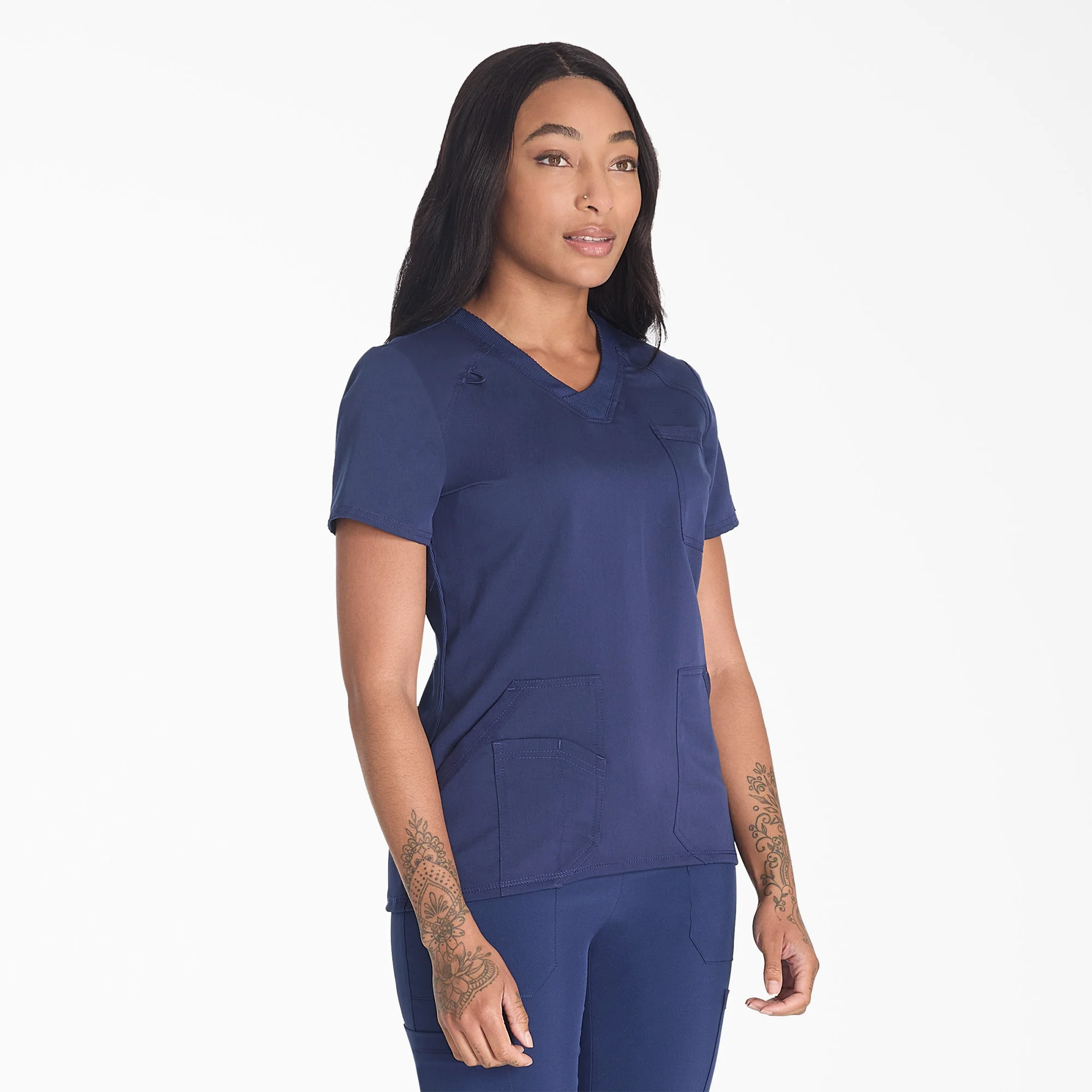 Women's Balance V-Neck Scrub Top 4 Women's Balance V-Neck Scrub Top