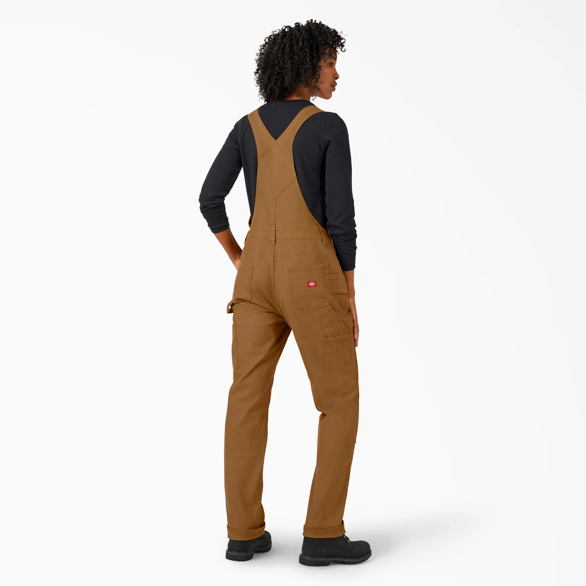 Women's Straight Fit Duck Double Front Bib Overalls 2 Women's Straight Fit Duck Double Front Bib Overalls