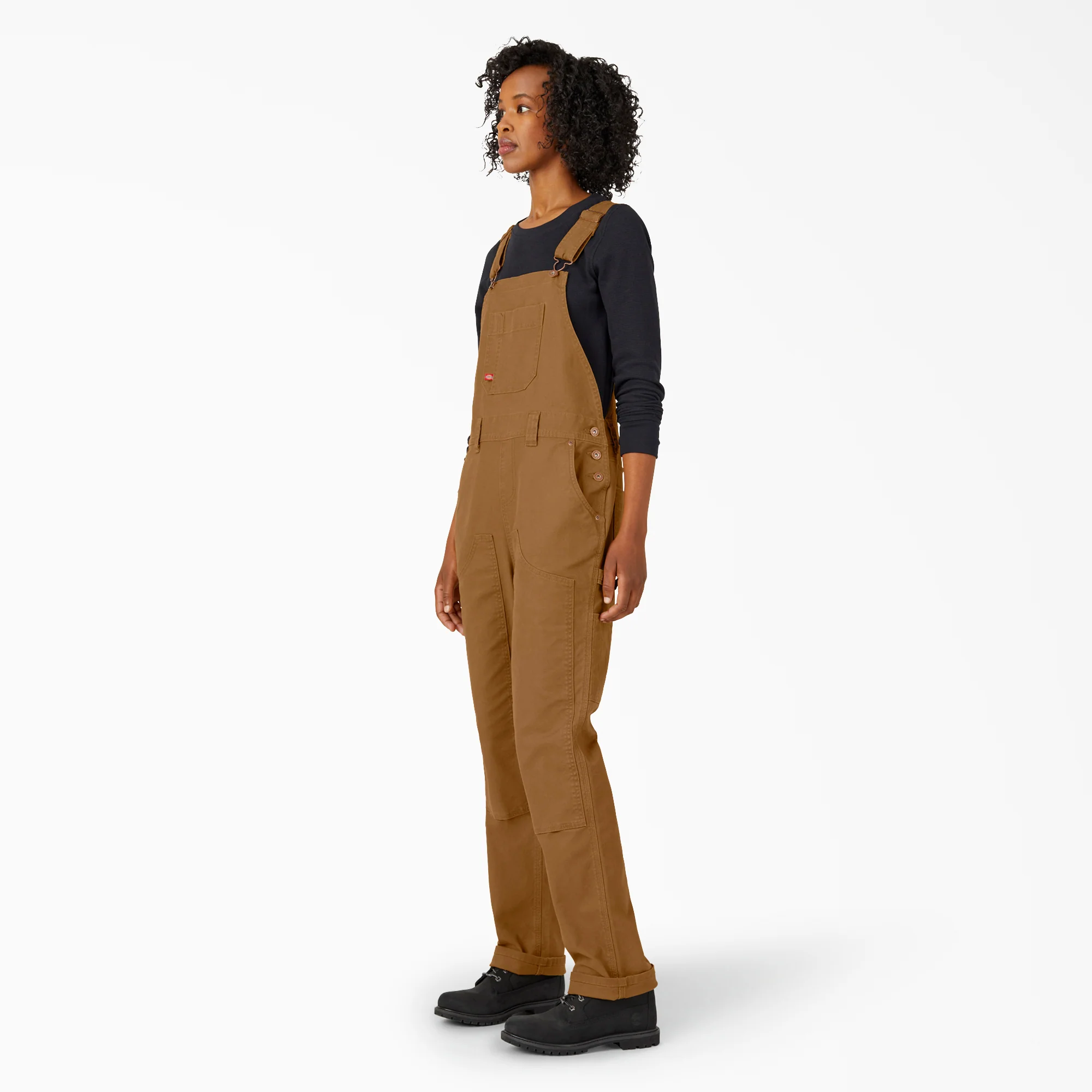 Women's Straight Fit Duck Double Front Bib Overalls 3 Women's Straight Fit Duck Double Front Bib Overalls