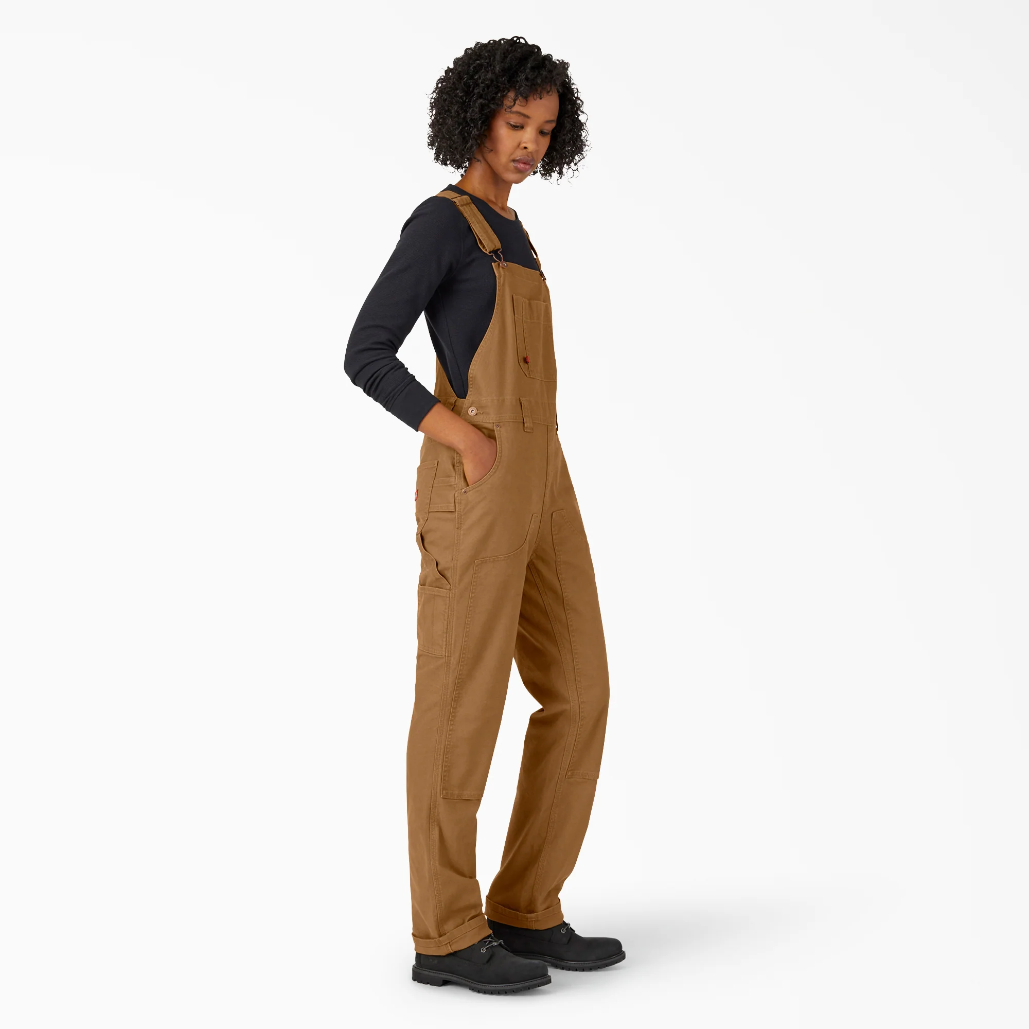 Women's Straight Fit Duck Double Front Bib Overalls 4 Women's Straight Fit Duck Double Front Bib Overalls