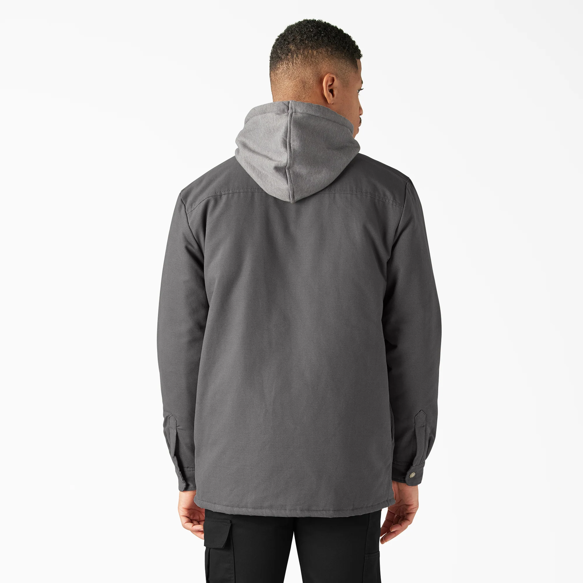 Water Repellent Duck Hooded Shirt Jacket 2 Water Repellent Duck Hooded Shirt Jacket