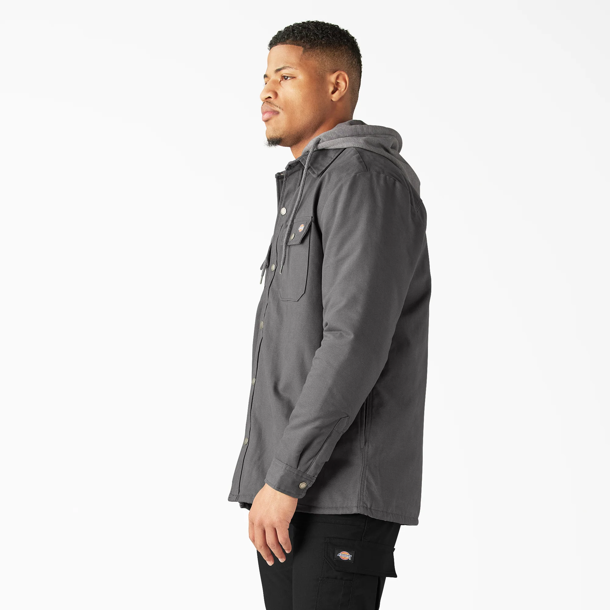 Water Repellent Duck Hooded Shirt Jacket 3 Water Repellent Duck Hooded Shirt Jacket