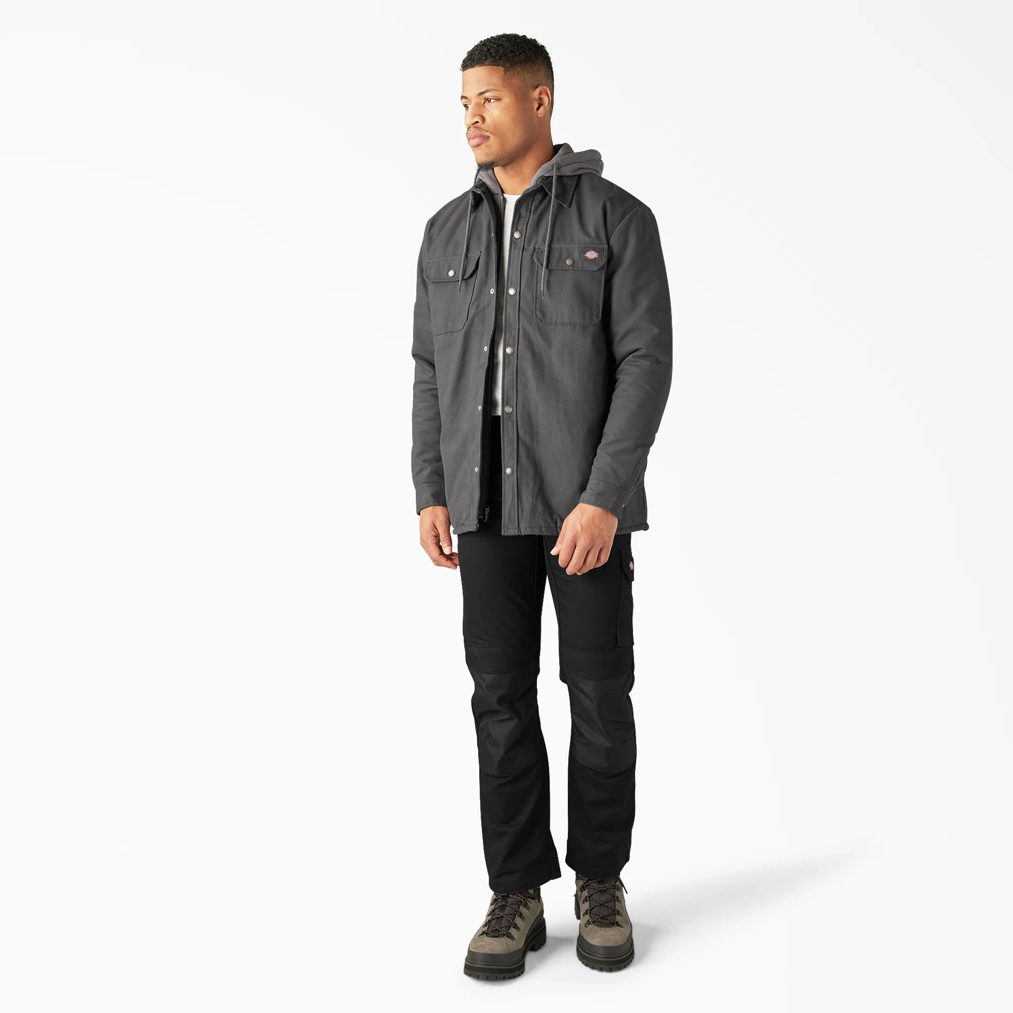Water Repellent Duck Hooded Shirt Jacket 4 Water Repellent Duck Hooded Shirt Jacket